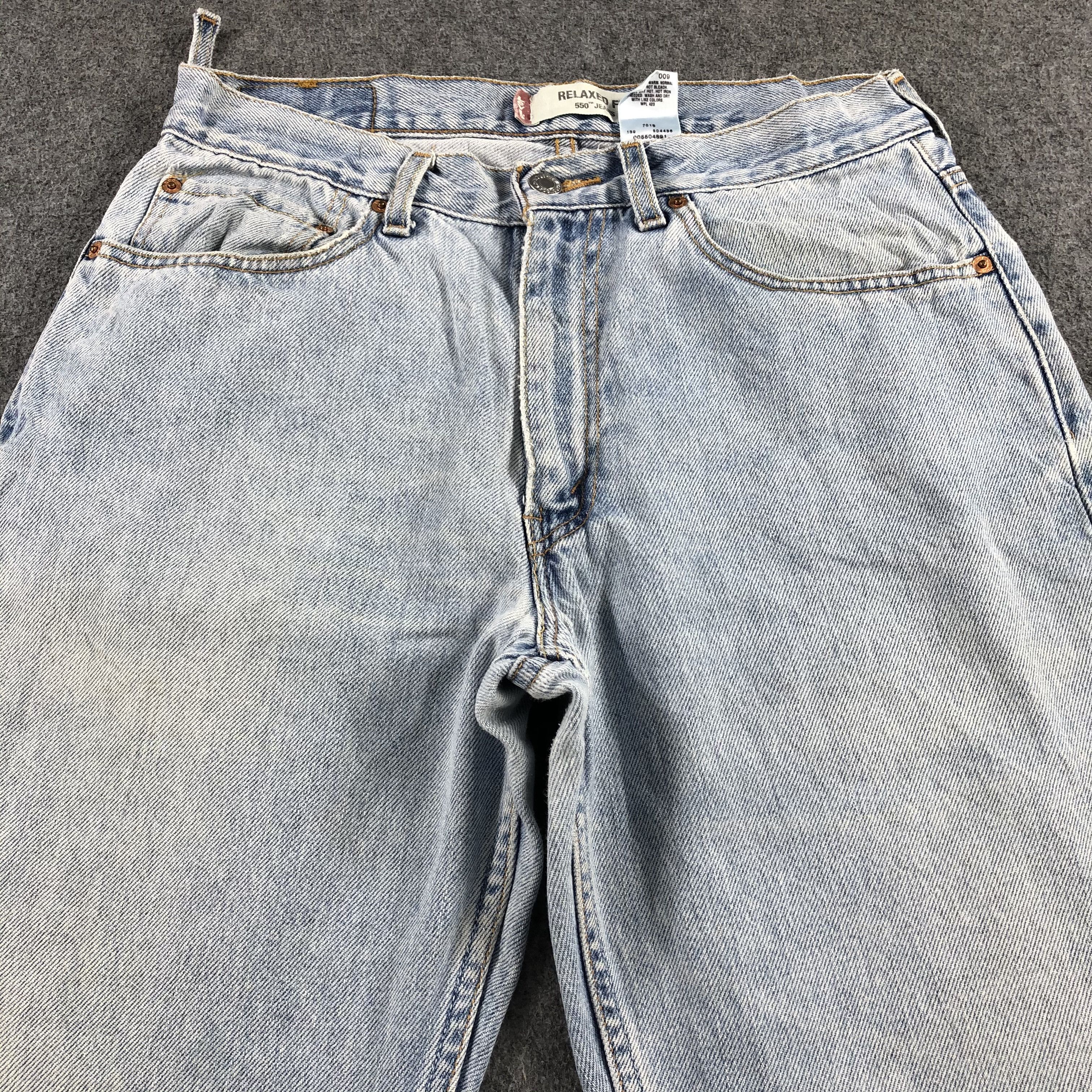 Levi's Vintage Light Wash Levis 550 Jeans-J2062 Size US 31 - 3 Thumbnail