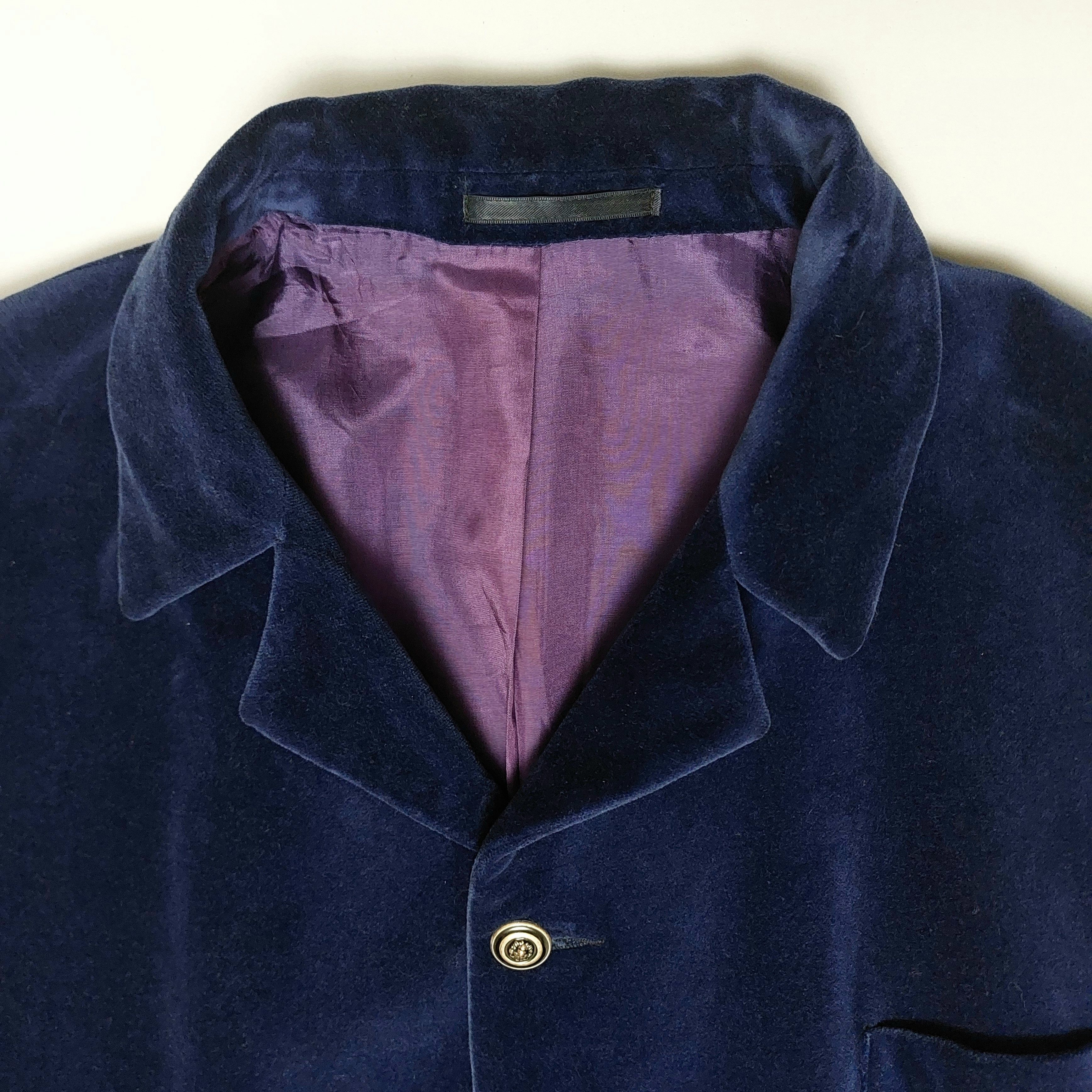 Vintage 1970/80s Diffusion by Wilson velvet jacket with pads Size US XL / EU 56 / 4 - 5 Thumbnail