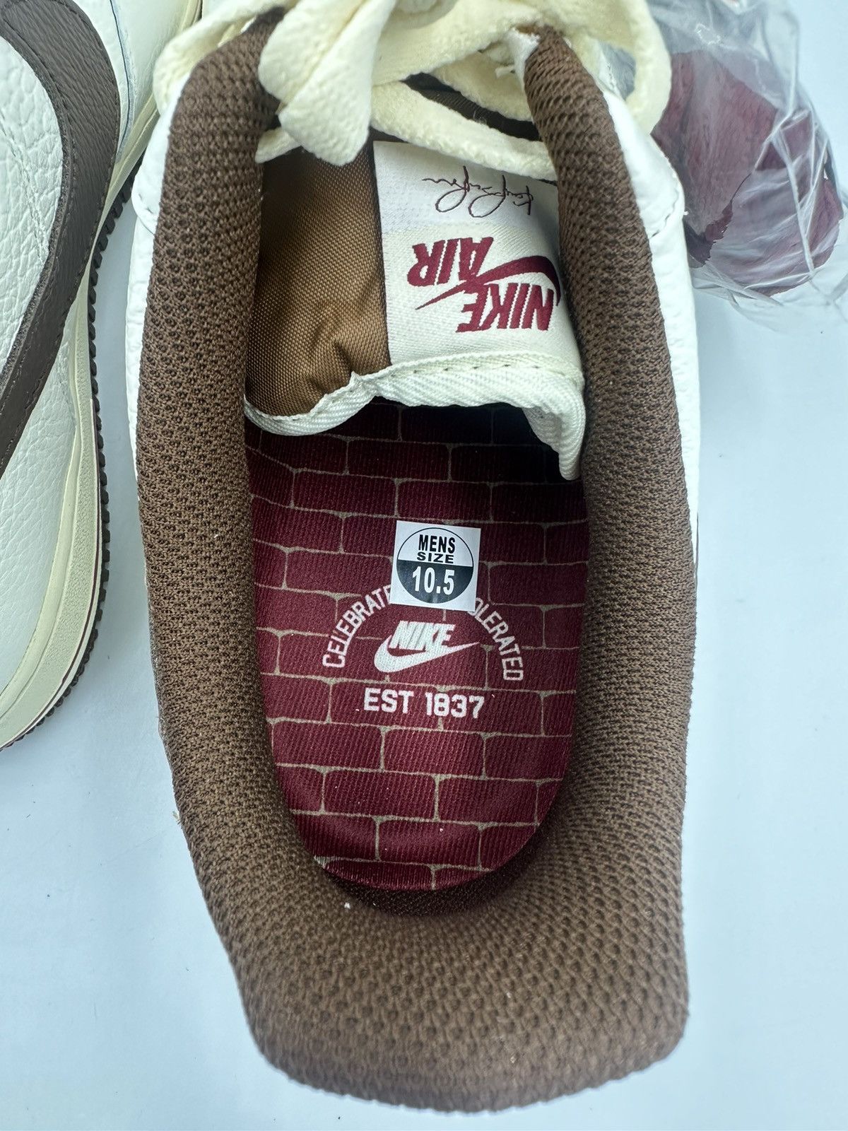 NCAA Nike Air Force 1 Low '07 Howard University Yardrunners Size US 10.5 / EU 43-44 - 7 Thumbnail