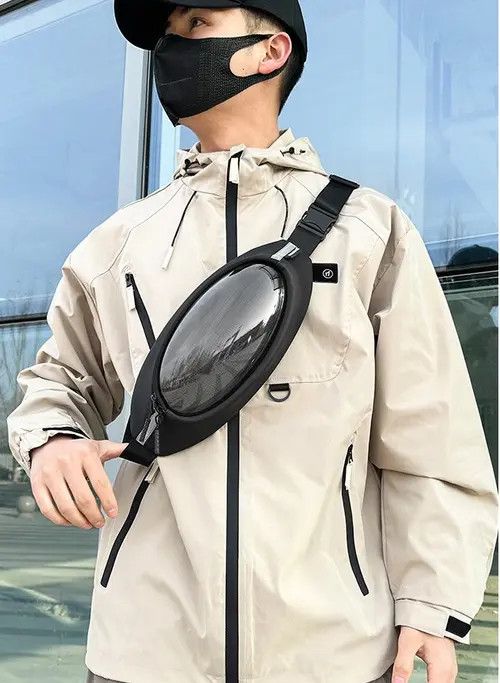 Other Clear Panel Waist Bag - See-Through Design Size ONE SIZE - 5 Thumbnail
