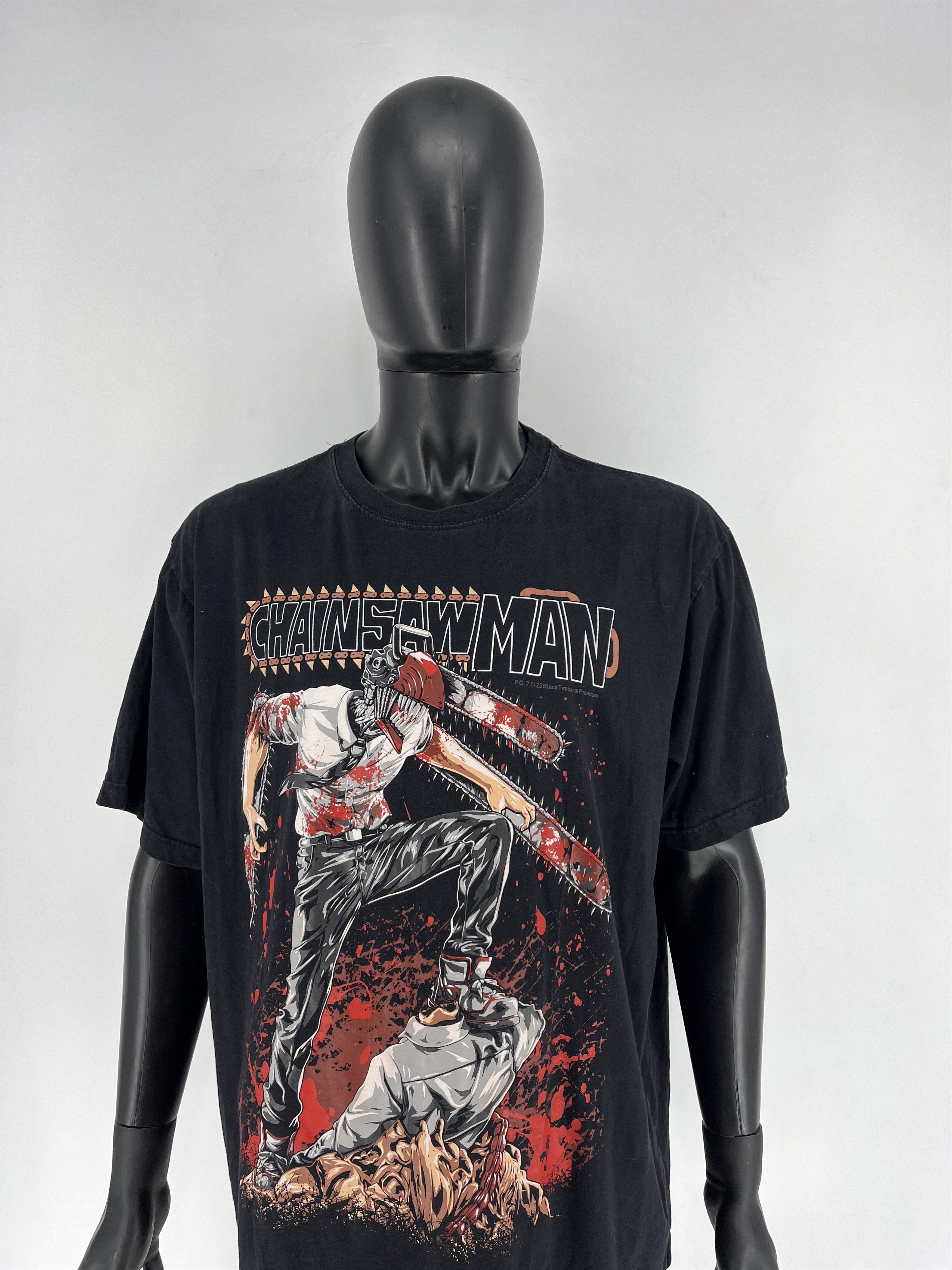 Anime Rare CHAINSAW MAN Anime Manga Limited Fans Mad Size US XXL / EU 58 / 5 - 1 Thumbnail
