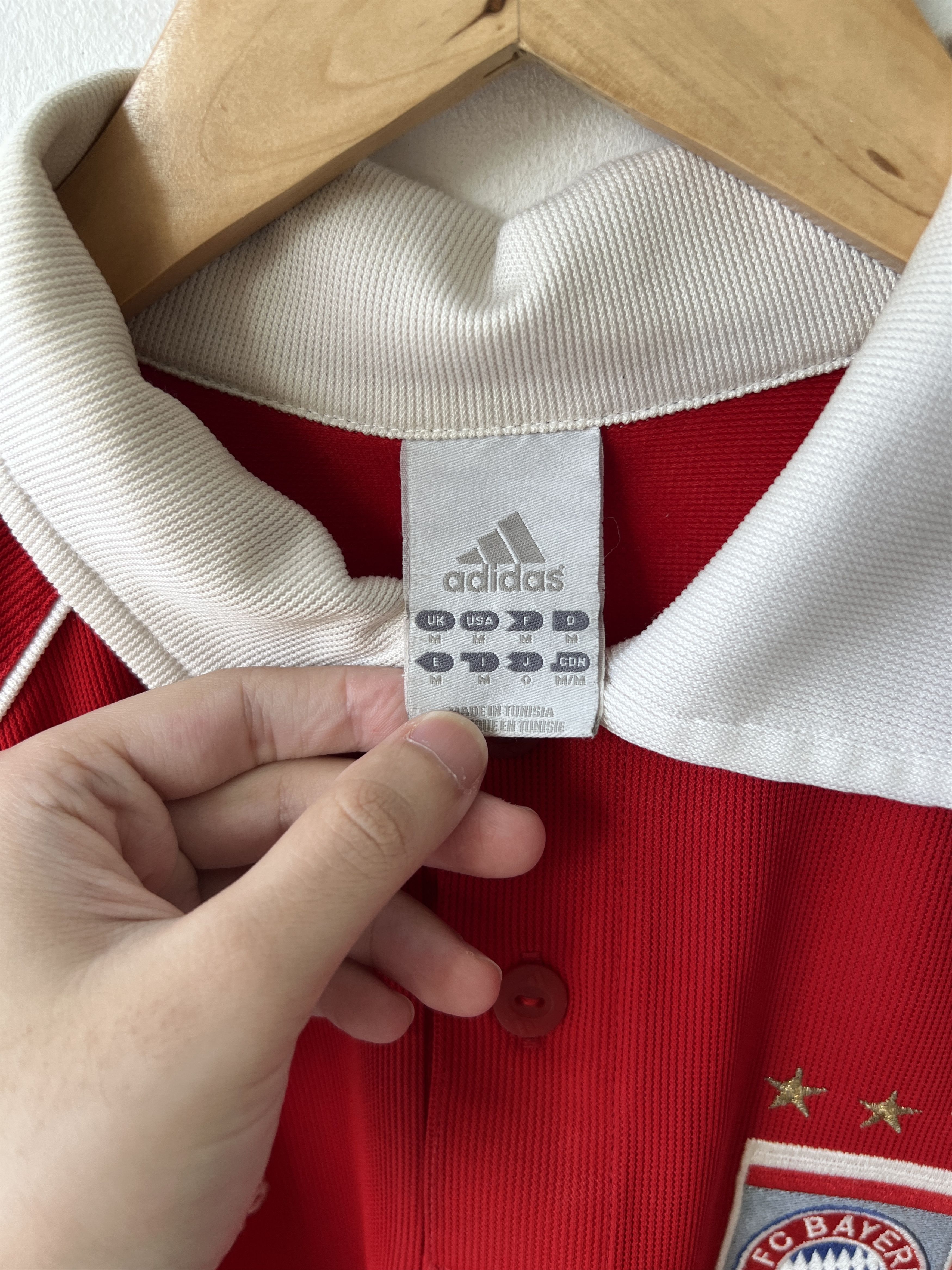Adidas (M fits L) Bayern Munich 2005-07 Home Kit Ballack #13 Size US M / EU 48-50 / 2 - 3 Thumbnail