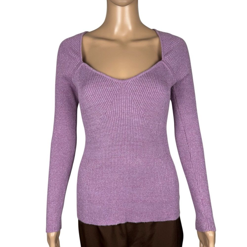 Sam Edelman NWT New Sam Edelman Skye Ribbed Knit Sweetheart Neck Long S Size S / US 4 / IT 40 - 2 Thumbnail