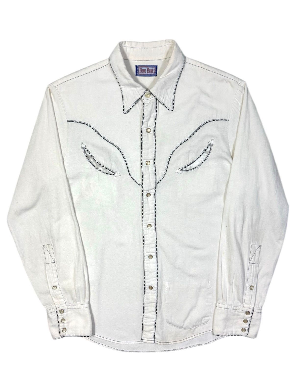 Blue Blue Japan BLUE BLUE JAPAN GAUZE COTTON WESTERN SHIRT Size US S / EU 44-46 / 1 - 1 Thumbnail
