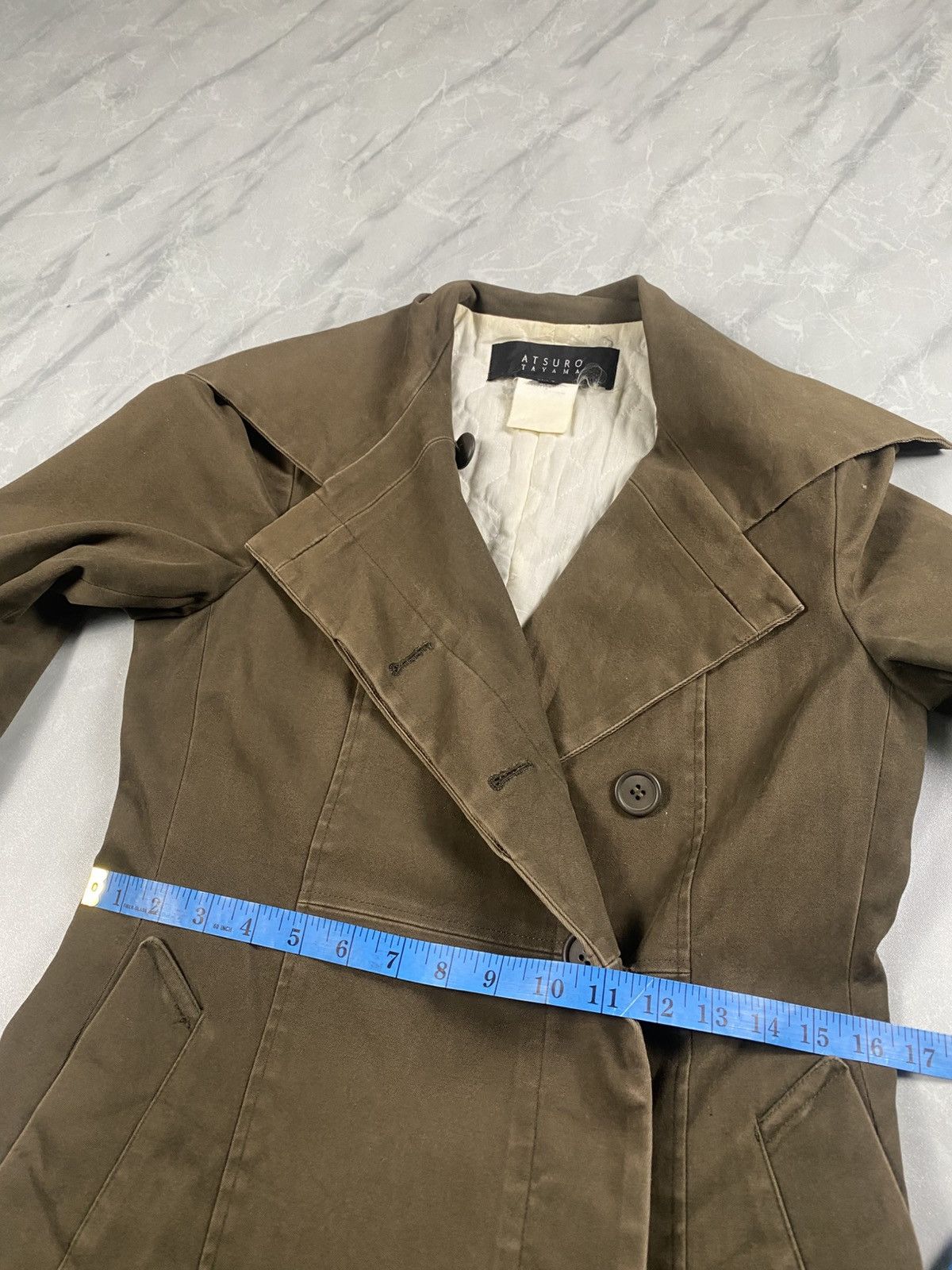 ATSURO TAYAMA Vintage 90s Atsuro Tayama Double Breasted Blazer Jacket Size M / US 6-8 / IT 42-44 - 8 Thumbnail