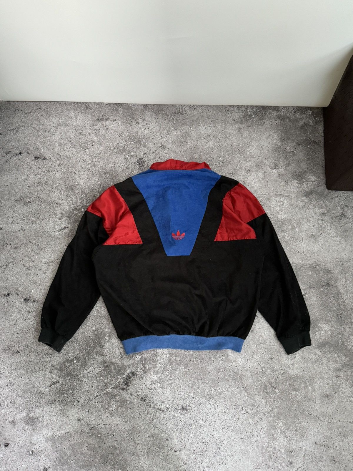 Adidas × Vintage Vintage adidas Velour felt track light hoodie Size US M / EU 48-50 / 2 - 13 Thumbnail