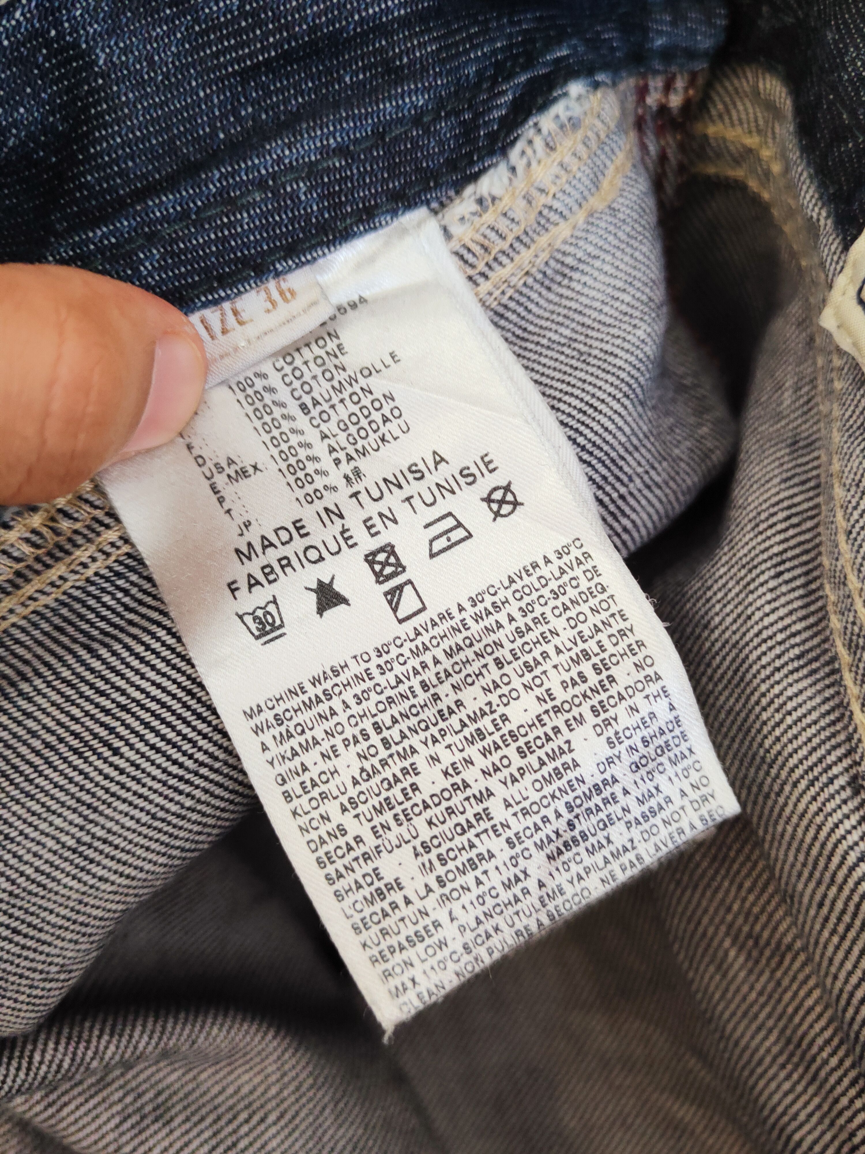 Diesel Diesel Industry Blue Black Distressed Ripped Jeans #S2666 Size US 36 / EU 52 - 16 Thumbnail