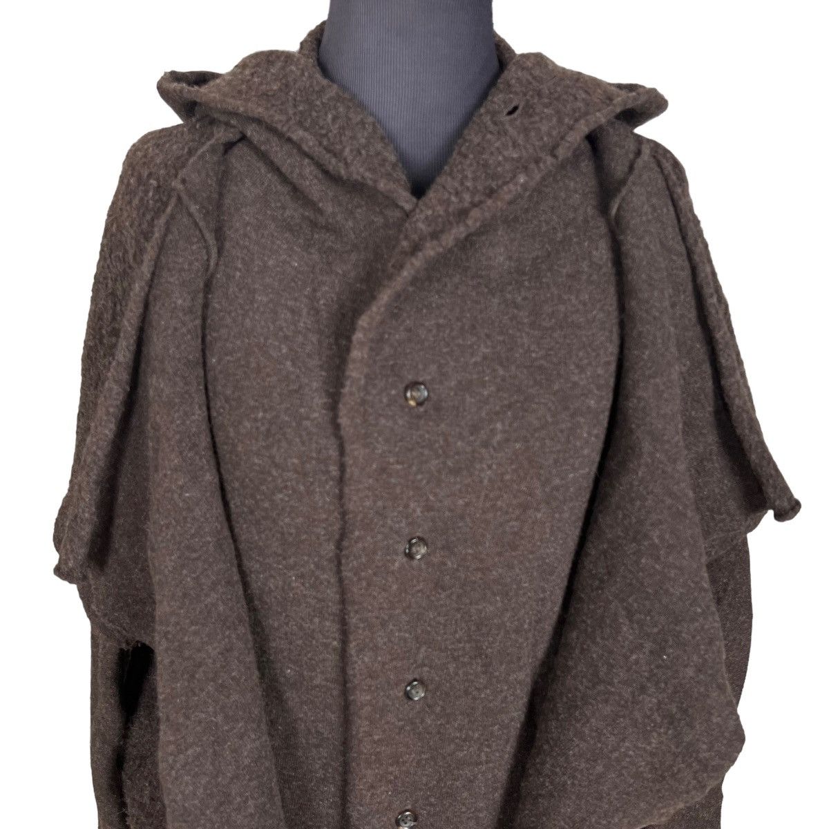 Y's Yohji Yamamoto Y’s Asymmetric Cloak Coat Jacket Woman Coat Size L / US 10 / IT 46 - 14 Thumbnail