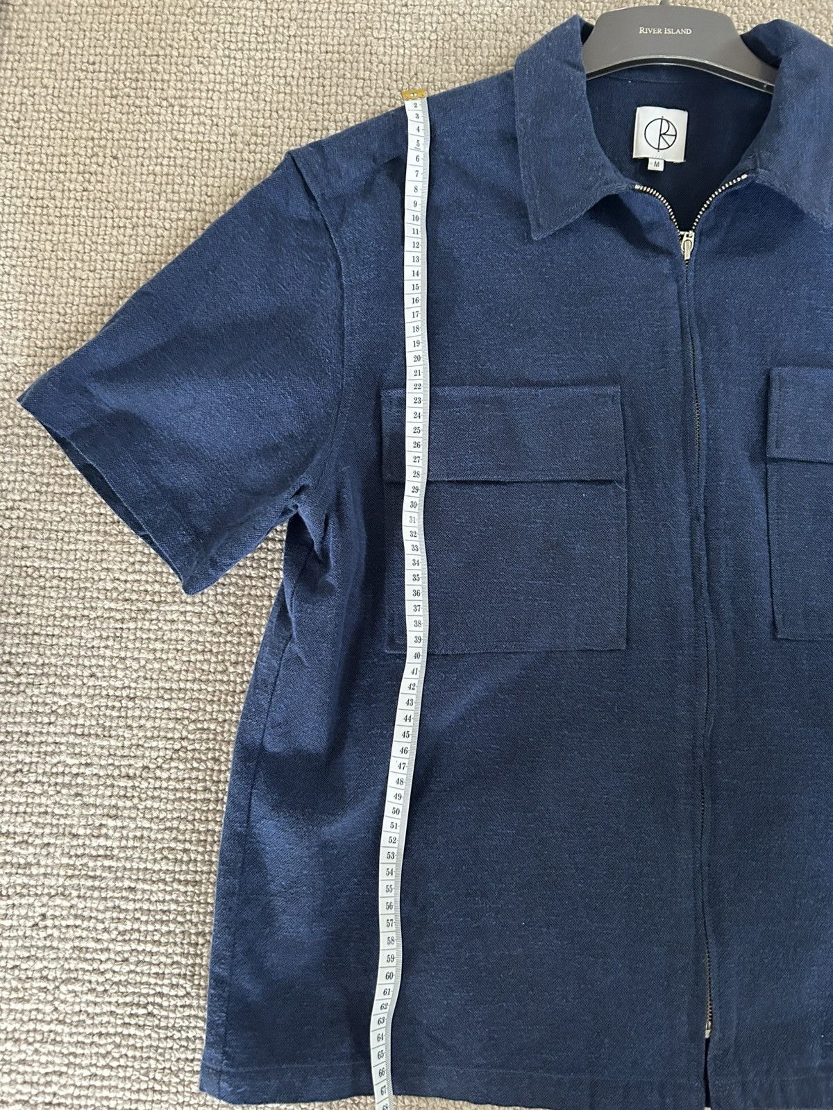 Polar Skate Co. Polar Zip up Short Sleeve Blue Size US M / EU 48-50 / 2 - 4 Thumbnail
