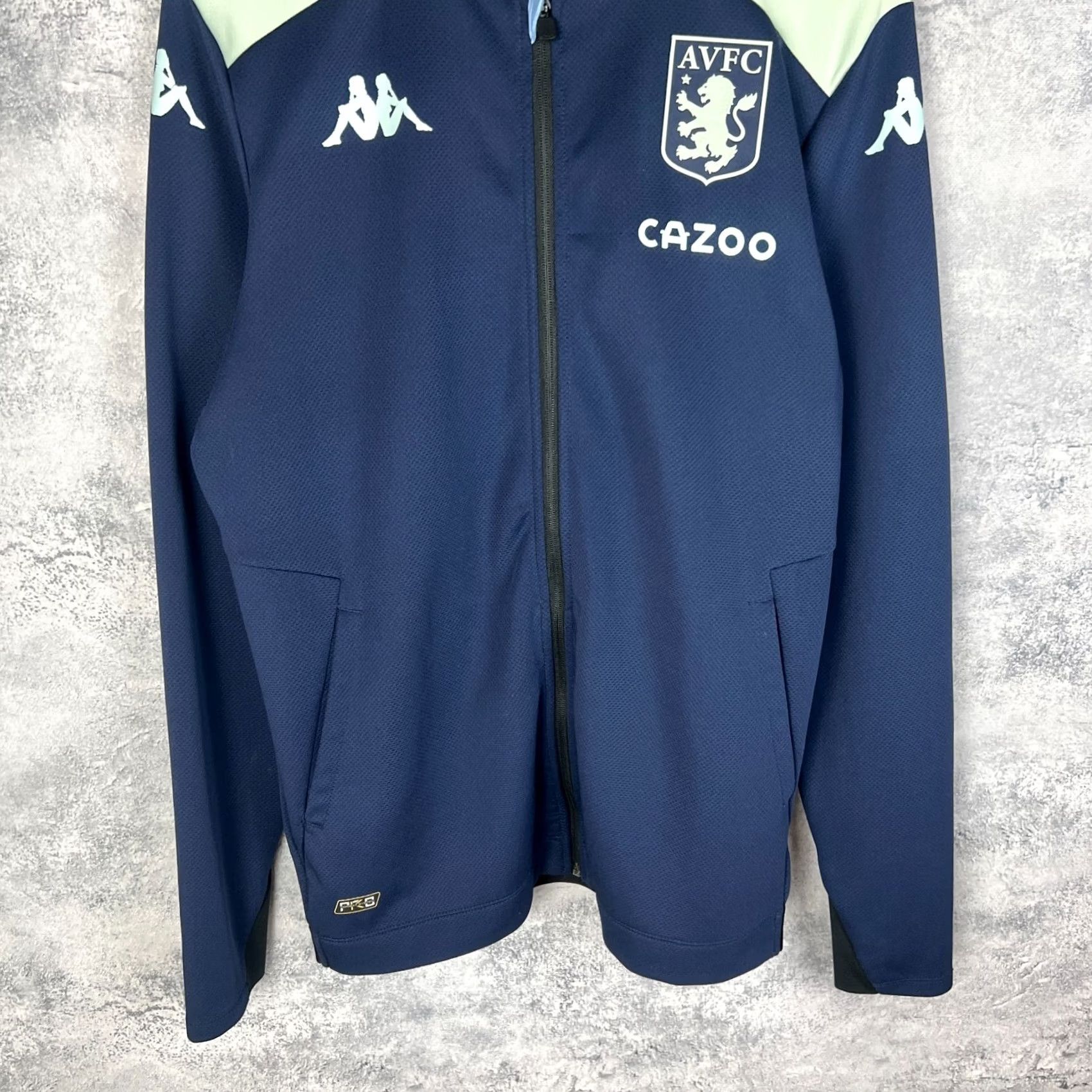 Kappa Kappa Aston Villa AVFC Casio Bomber Track Jacket M/L Blue Polyester Men’s Jacket Track Blue M/L Size US L / EU 52-54 / 3 - 3 Thumbnail