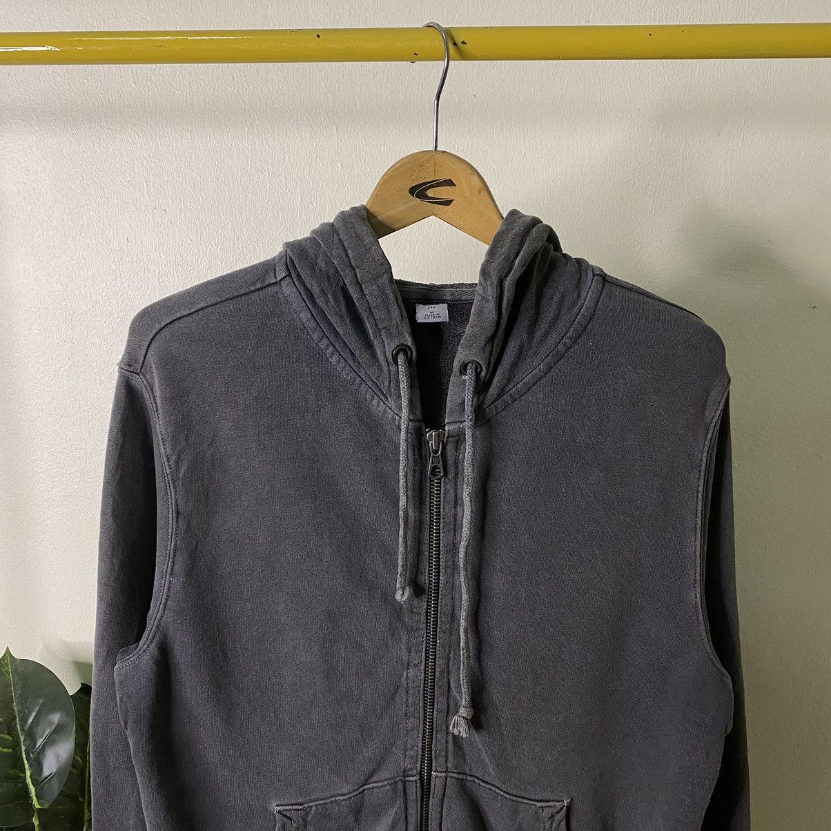 Gap × Vintage Vintage 2000s GAP Faded Grey Zip Up Hoodie Kanye