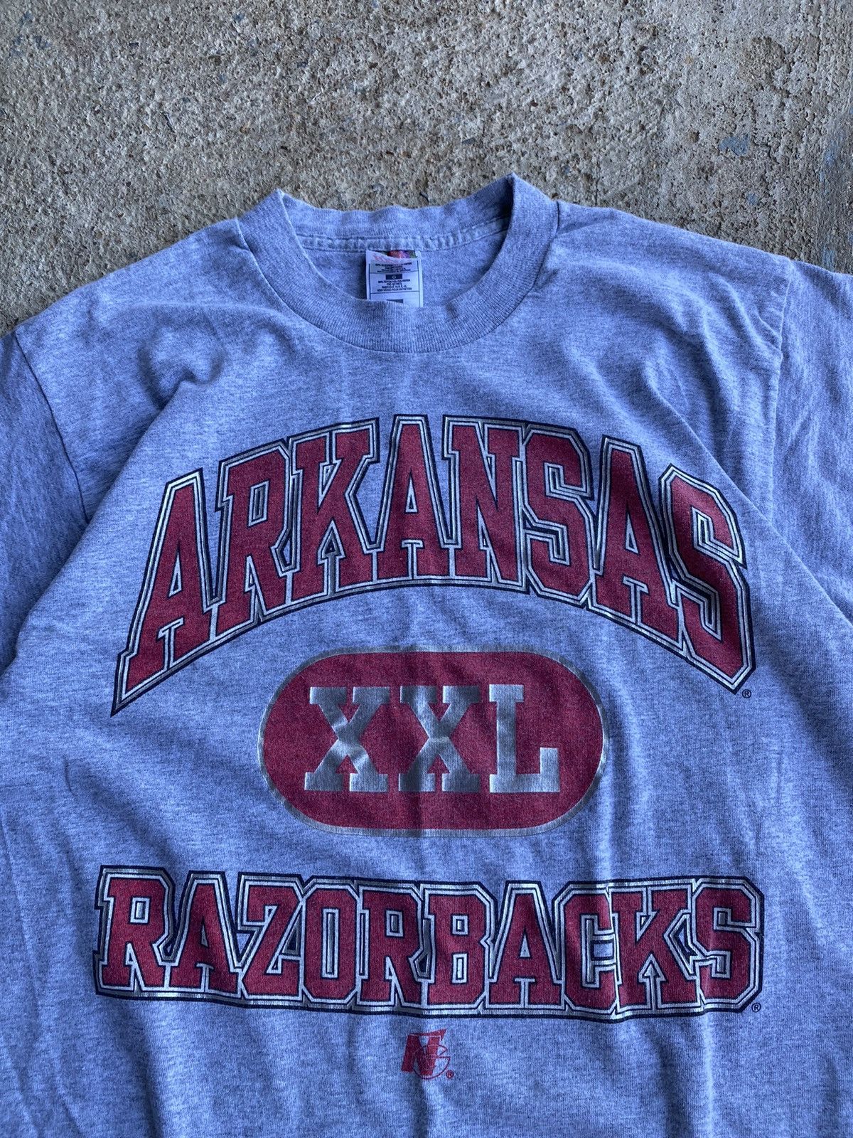 Japanese Brand × Vintage Vintage 90’s Arkansas Razorback Single Stitch Shirt Size US L / EU 52-54 / 3 - 3 Thumbnail