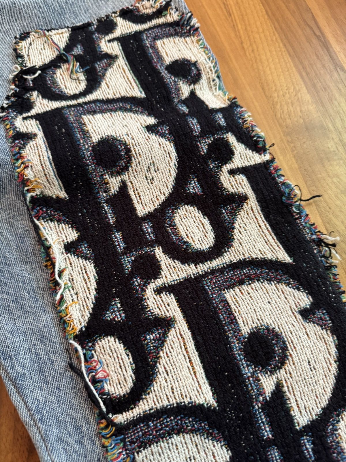 MNML Custom Dior Logo Rug Jeans Size US 30 / EU 46 - 9 Thumbnail