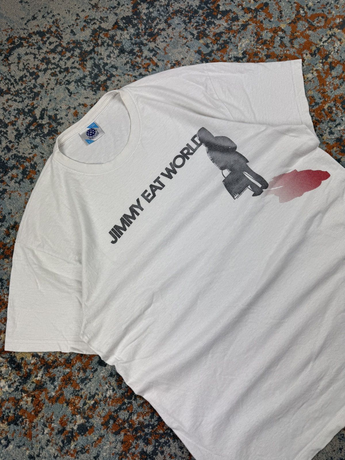 Band Tees × Vintage Rare Vintage 00s Jimmy Eat World graphic band tee Size US L / EU 52-54 / 3 - 3 Thumbnail