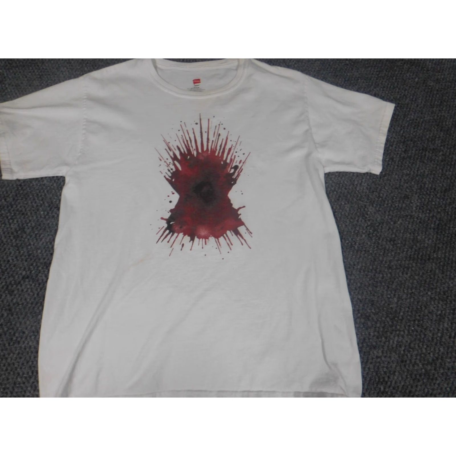 Hanes Hanes Game of Thrones Mens Shirt M White T-Shirt Crew Neck Short Sleeve Cotton Blend Size US M / EU 48-50 / 2 - 3 Thumbnail