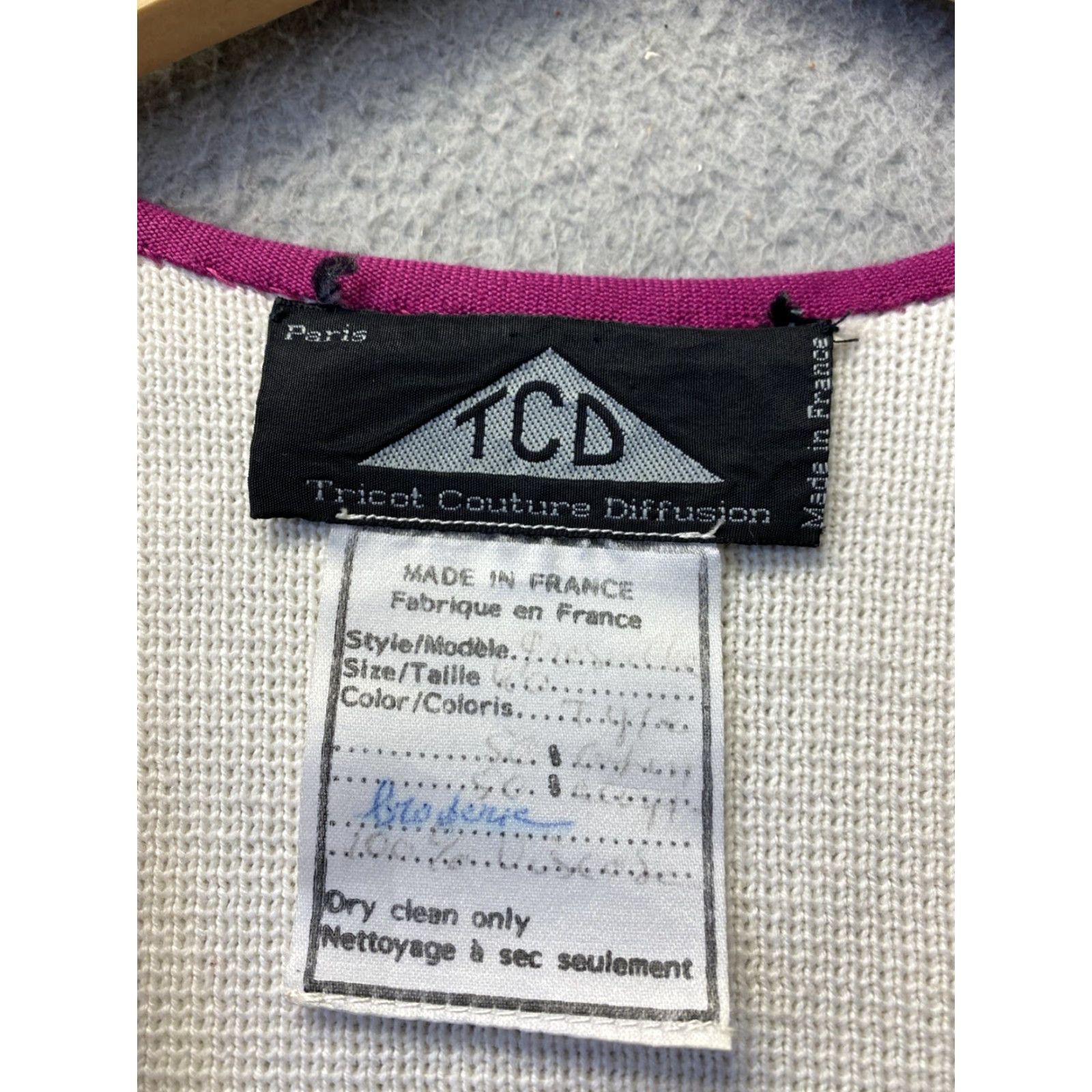 Vintage VINTAGE TCD TRICOT COUTURE Women’s Cardigan Sweater Floral V-Neck Short Sleeve Fall Spring Summer Winter Size Small Pink Size S / US 4 / IT 40 - 5 Thumbnail