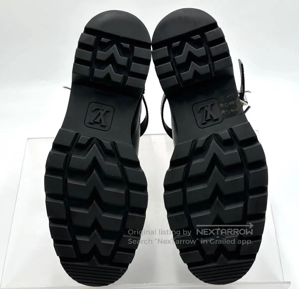 Louis Vuitton Black Leather Lace. Size US 7 / EU 40 - 6 Thumbnail