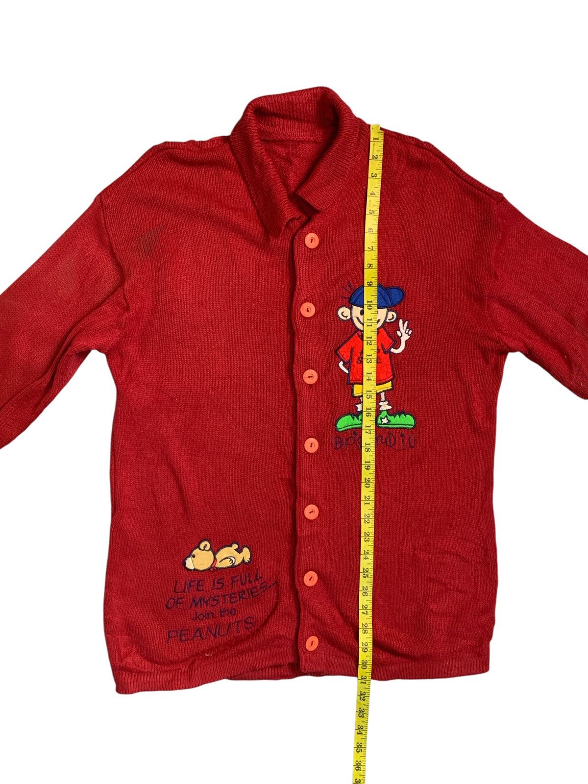 Peanuts Rare Design Vintage Bp’s Studio Knitwear Cardigan Size L / US 10 / IT 46 - 8 Thumbnail