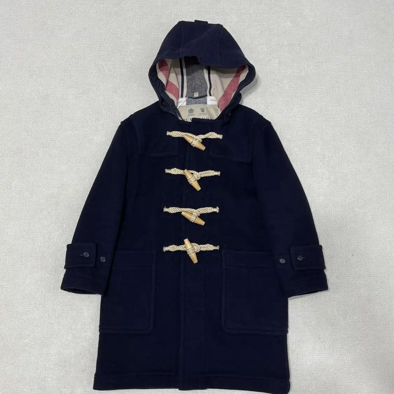 Burberry Burberry Men's Navy Wool Winter Coat Size US M / EU 48-50 / 2 - 1 Thumbnail