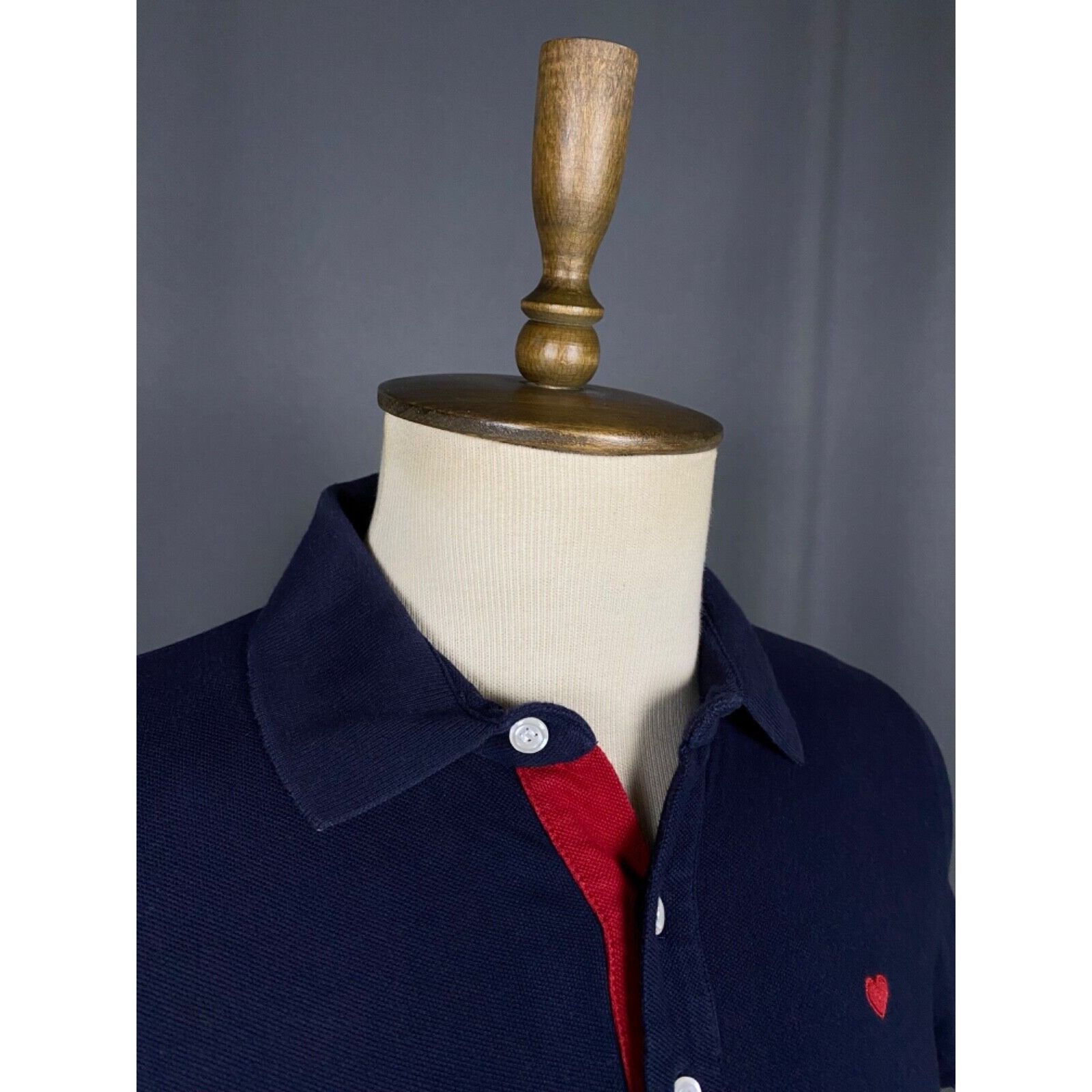 Moschino Moschino Small Logo VTG Men's Blue Polo T-Shirt Size M Size US M / EU 48-50 / 2 - 6 Thumbnail