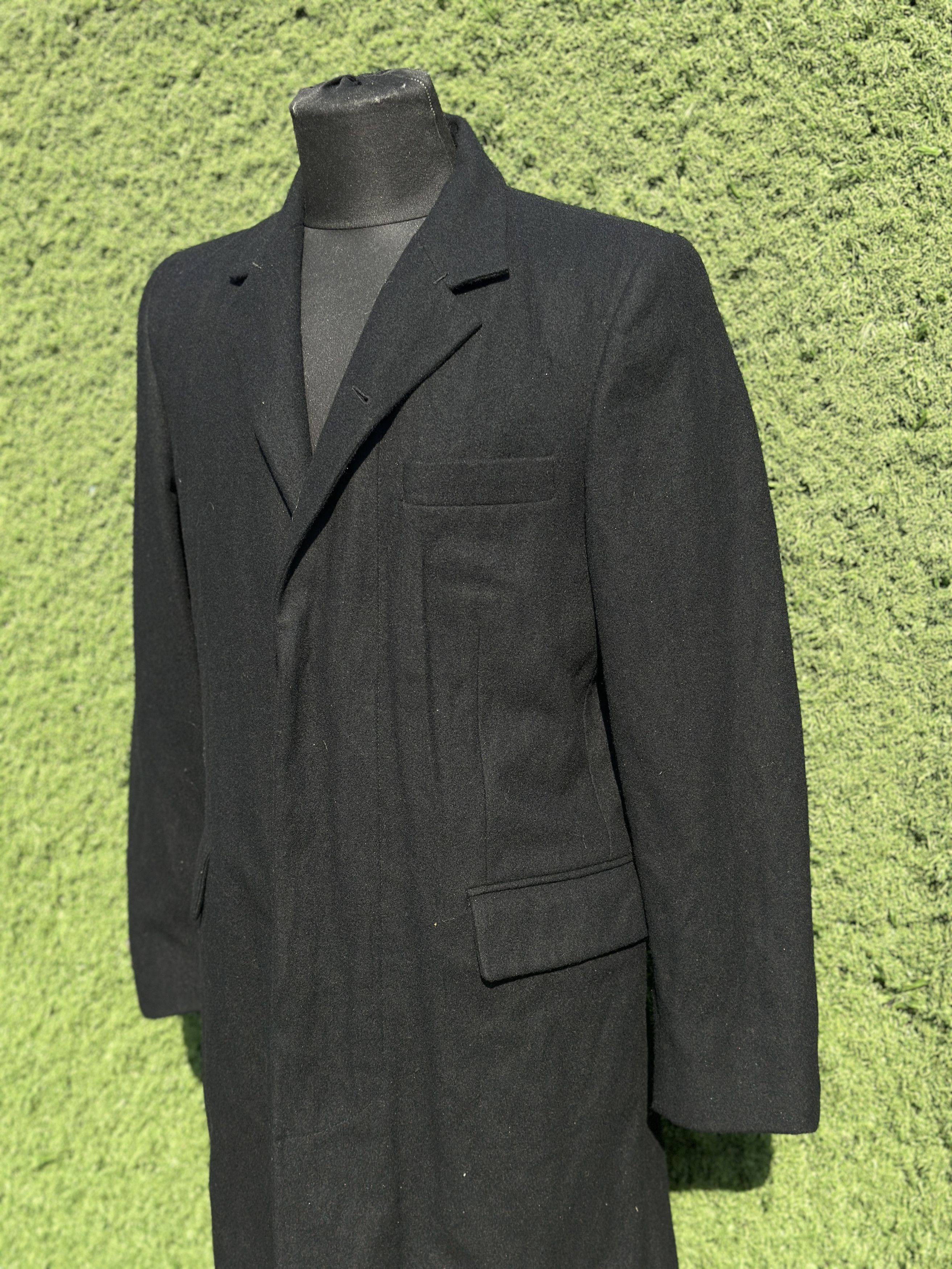 Ann Demeulemeester Ann Demeulemeester Wool Tailored Overcoat Coat Size M Size US M / EU 48-50 / 2 - 10 Thumbnail