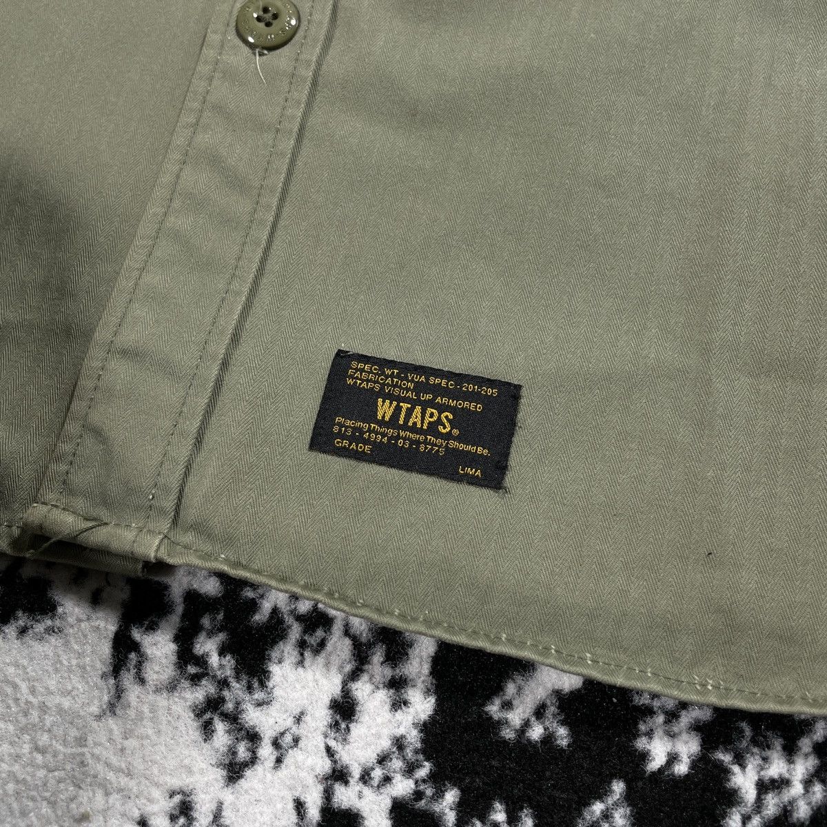 Wtaps WTAPS BUDS LS SHIRT COTTON HELL IN BONE 2016 - LIMA Size US L / EU 52-54 / 3 - 4 Thumbnail