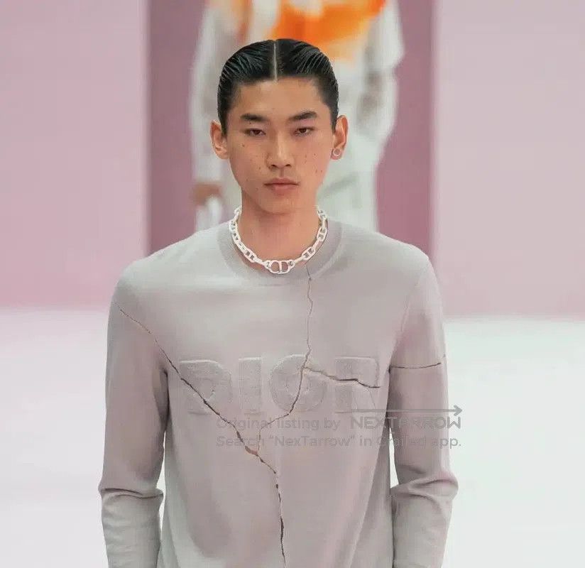 Dior Dior Grey Long Sleeve Pullover Sweater . Size S / US 4 / IT 40 - 9 Thumbnail