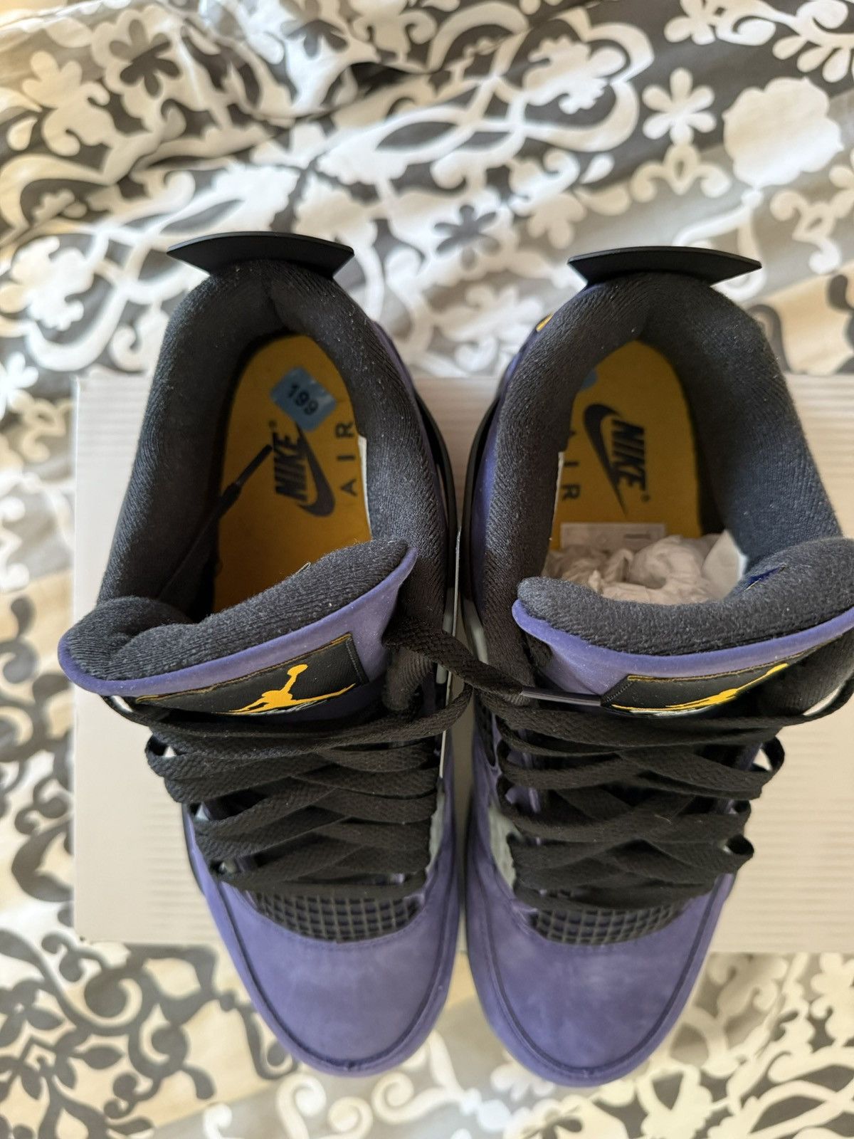Jordan Brand JORDAN 4 RETRO IMPERIAL PURPLE Size US 9 / EU 42 - 3 Thumbnail