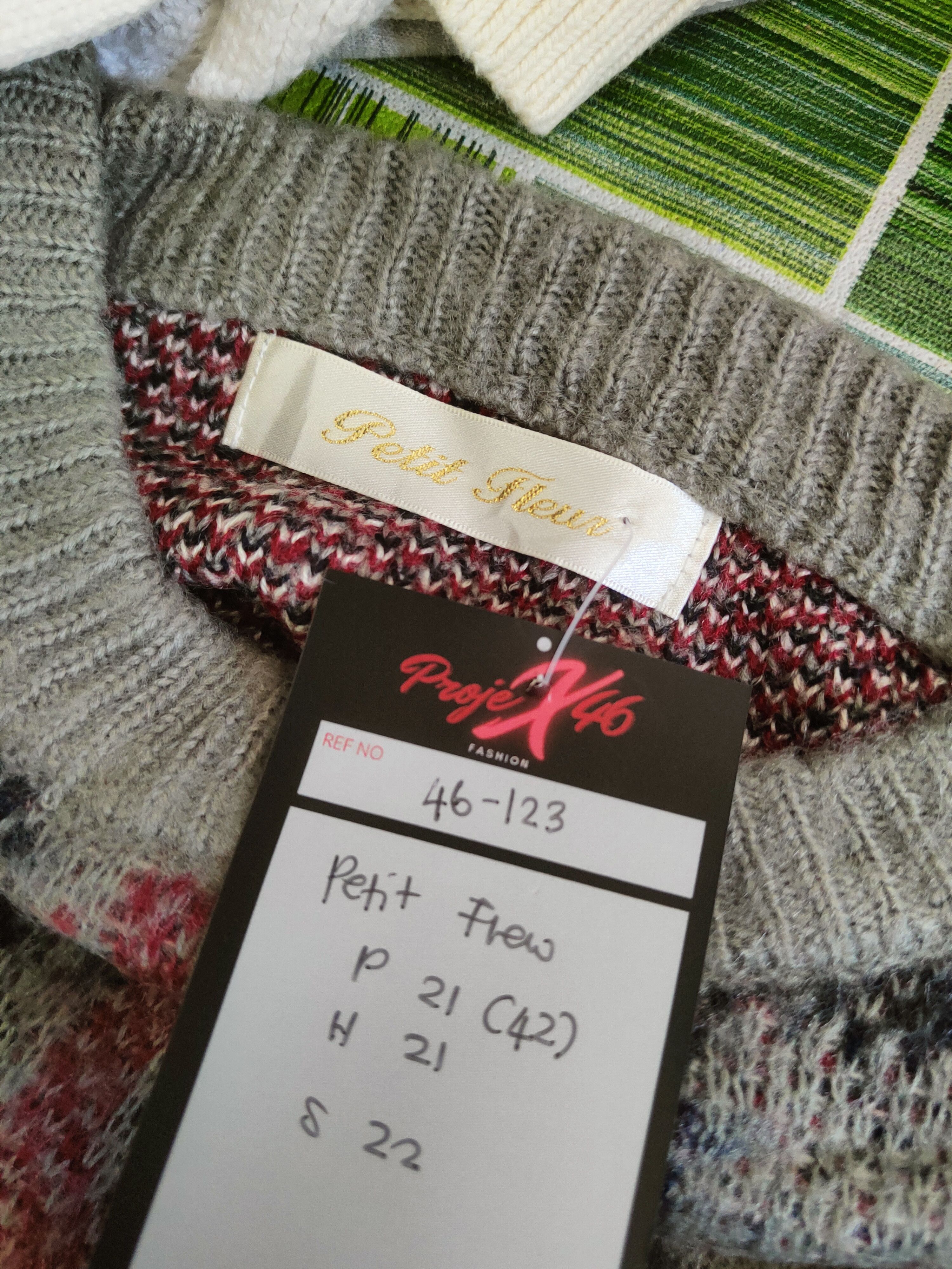 Japanese Brand DL Petit Flew Gray Knitwear Sweatshirts #46-123 Size M / US 6-8 / IT 42-44 - 12 Thumbnail