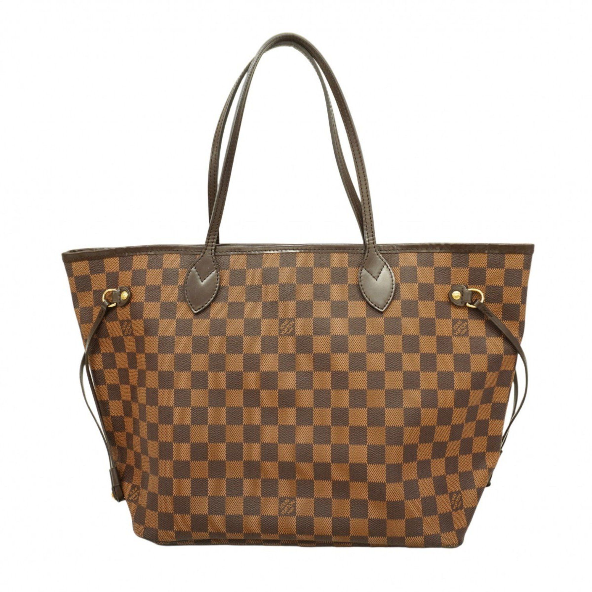 Louis Vuitton Tote Bag Damier Neverfull Mm N51105 Ebene Women's