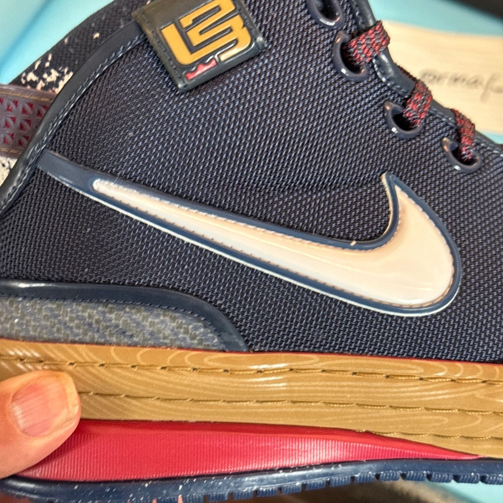 Nike Nike Zoom Lebron VI "Chalk" m8.5 w10 Size US 8.5 / EU 41-42 - 15 Thumbnail