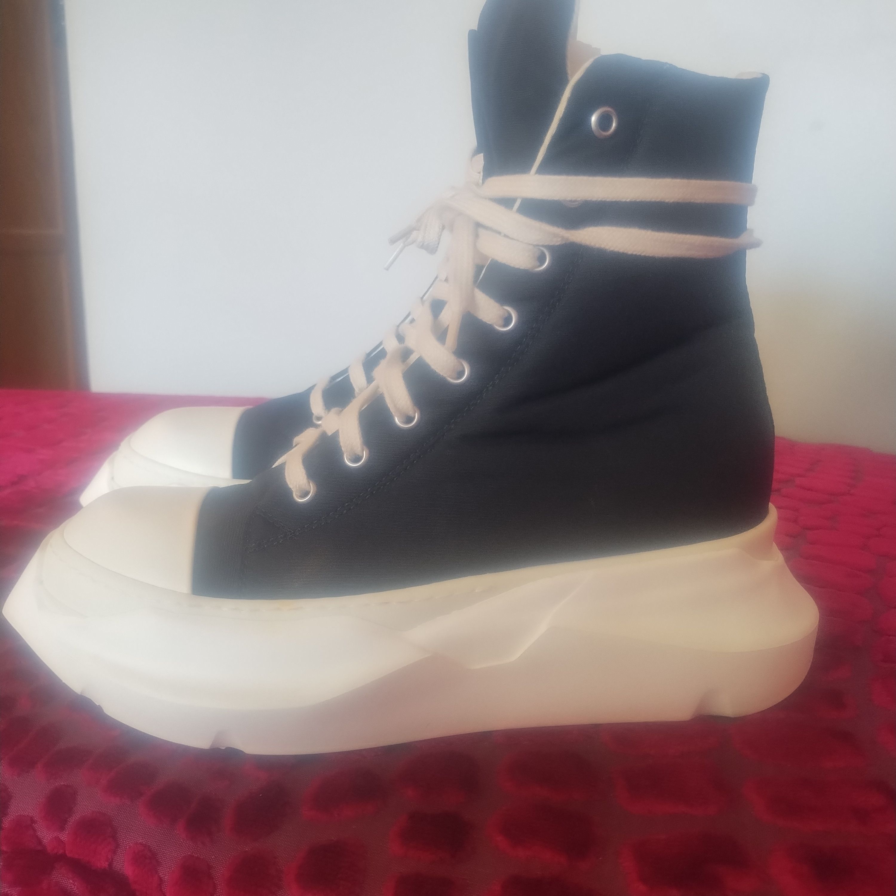 Rick Owens Drkshdw Rick Owens DRKSHDW Abstract “Black Milk Size 39.5 Size US 6.5 / EU 39-40 - 10 Thumbnail