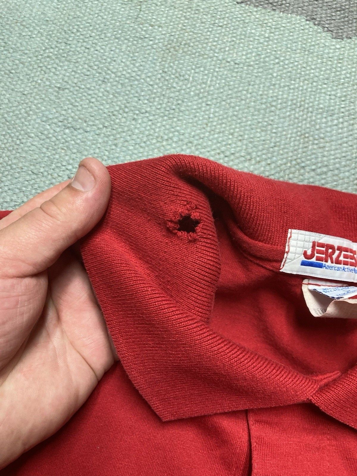 Jerzees × Vintage Vtg polo shirt Karamba video disco bar gay pride LGBTQ large Size US L / EU 52-54 / 3 - 5 Thumbnail