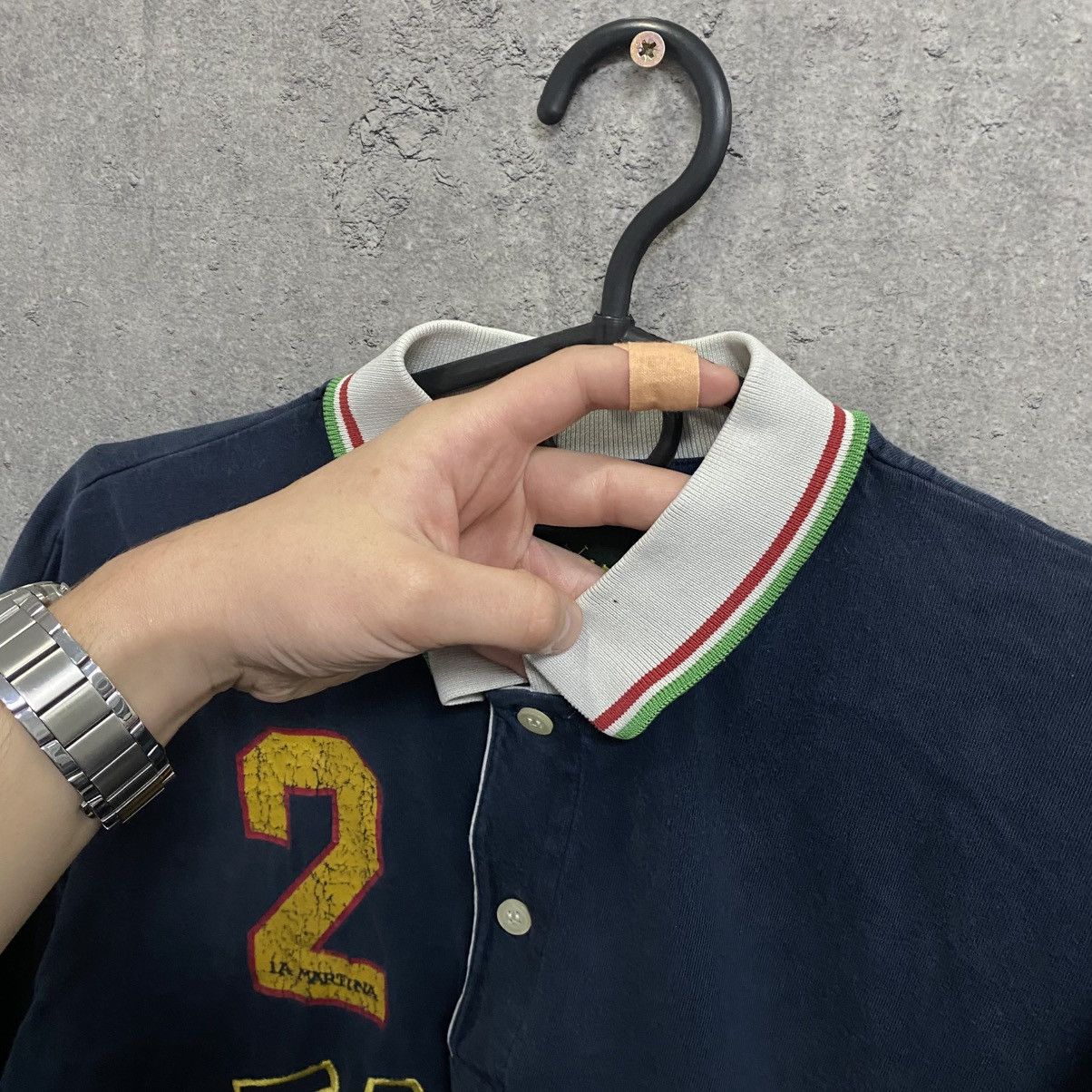 La Martina Vintage La Martina Italia Polo Team Polo T Shirt Rugby Size US XL / EU 56 / 4 - 7 Thumbnail