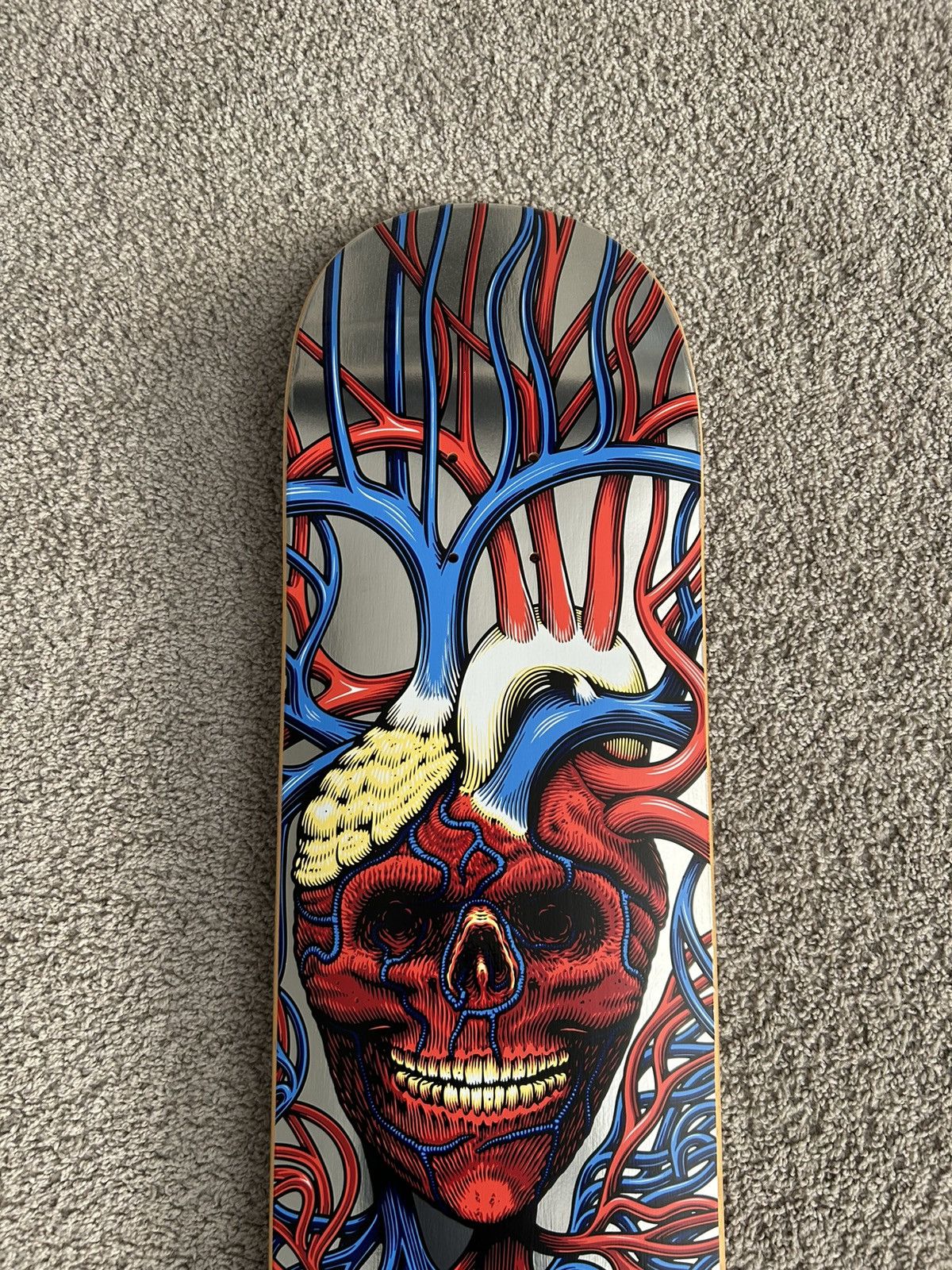 StrangeLove Skateboards StrangeLove Heart Skull Skateboard Deck Size ONE SIZE - 2 Thumbnail