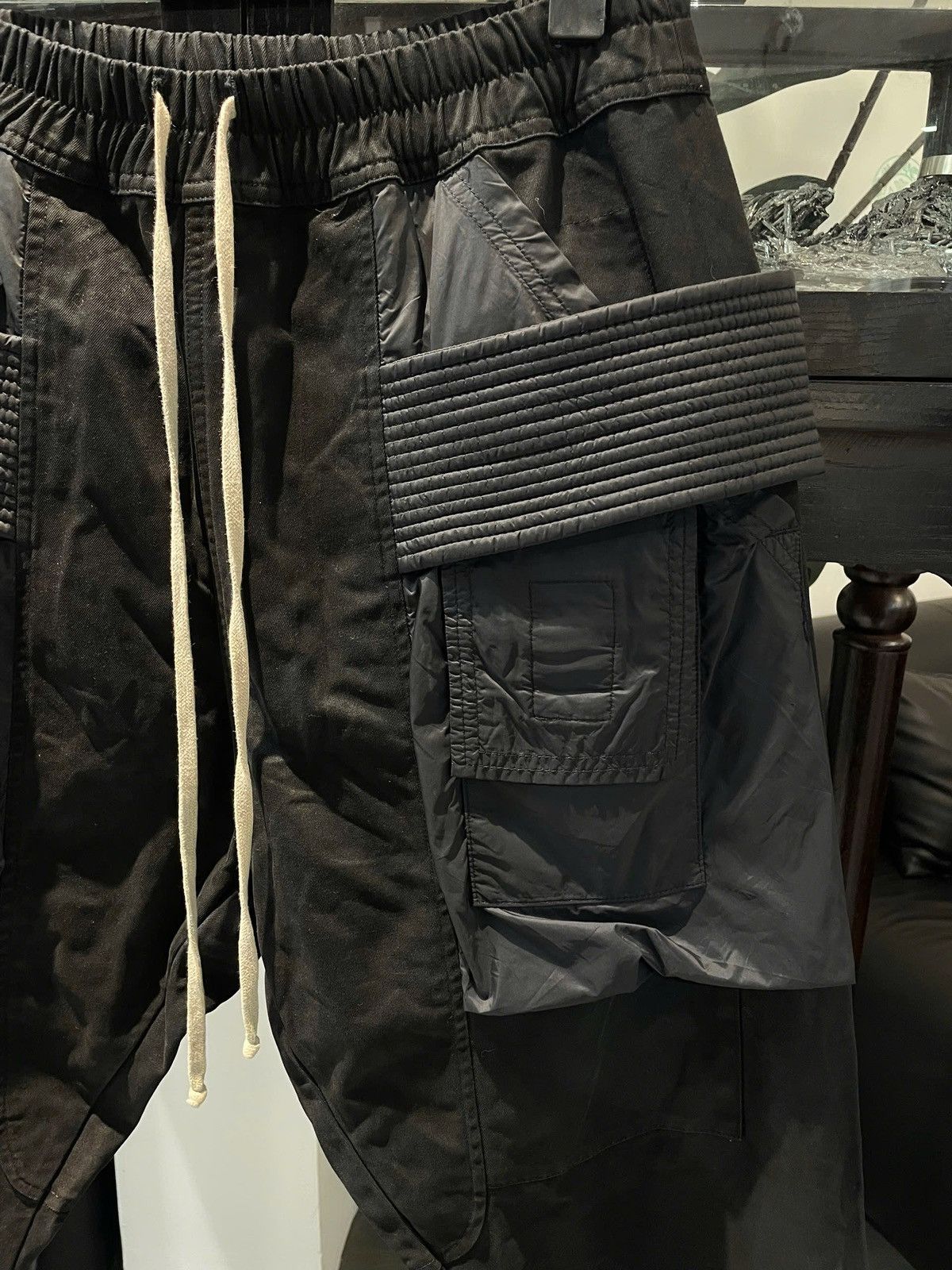Rick Owens Drkshdw Rick Owens Drkshdw Creatch Cargo Pants Size US 30 / EU 46 - 6 Thumbnail