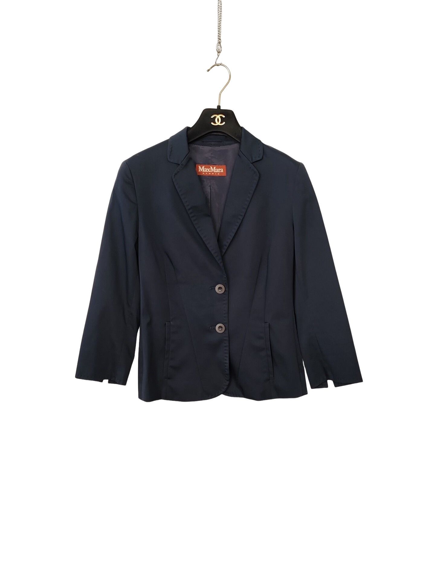 Max Mara MaxMara Studio Navy Blazer Size M Size M / US 6-8 / IT 42-44 - 1 Thumbnail