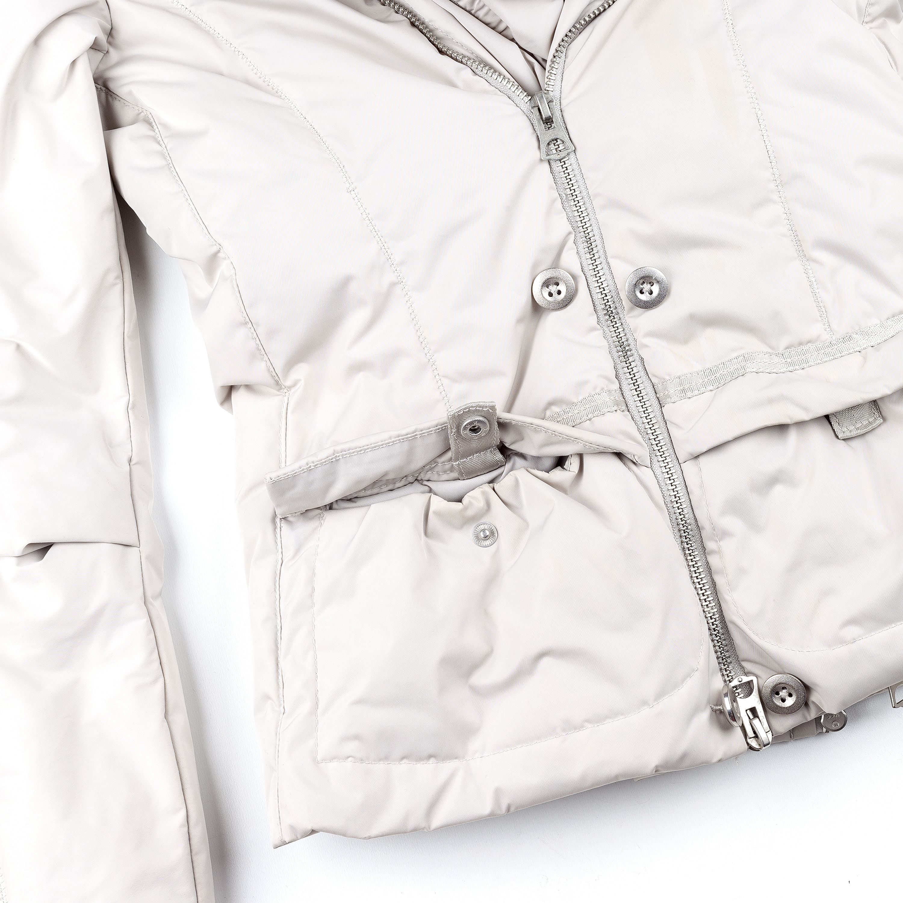 Marithe + Francois Girbaud Marithé François Girbaud Vintage Beige Nylon Puffer (XS) Size XS / US 0-2 / IT 36-38 - 3 Thumbnail