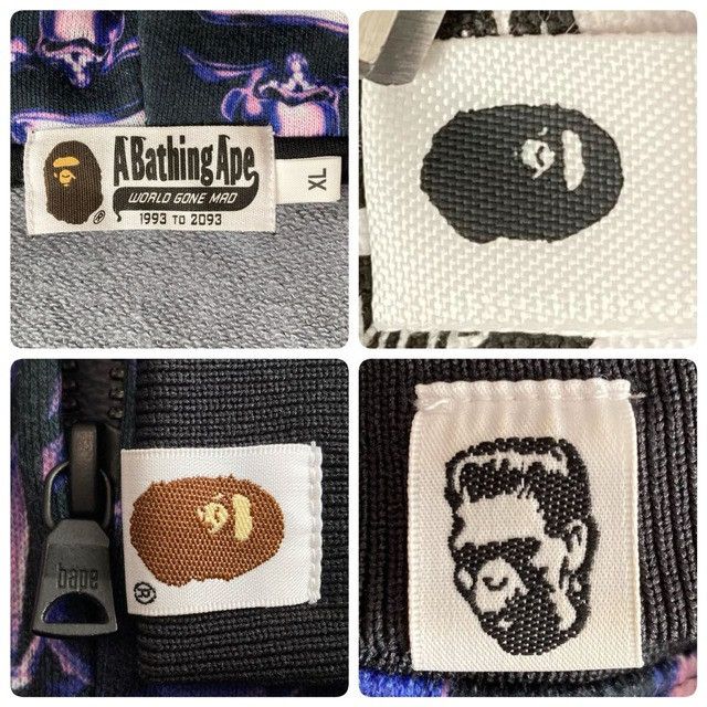 Bape BAPE APE HEAD GRAFFITI SHARK FULL ZIP HOODIE a bathing ape Size US XL / EU 56 / 4 - 8 Thumbnail