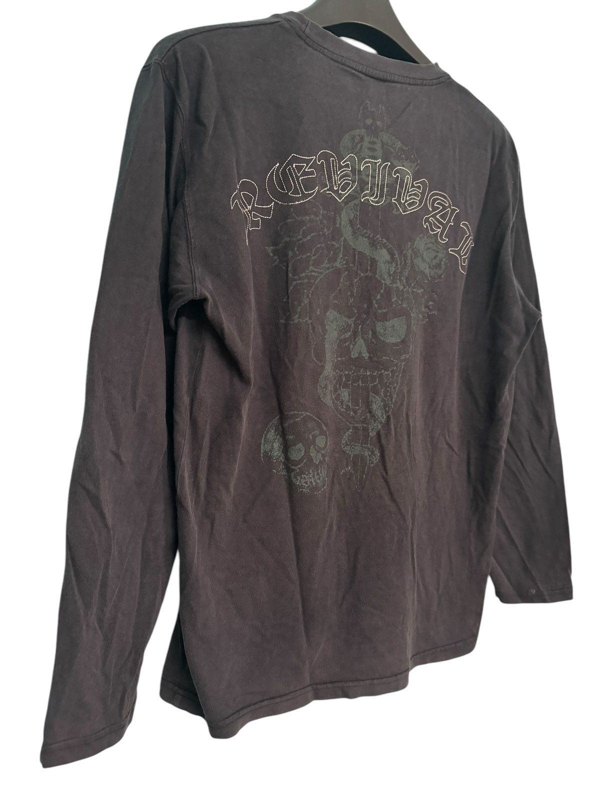 If Six Was Nine 💥 PUNK GOTH DESIGN SKULL DAGGER PRINTED VERY RARE SUNFADED Size US L / EU 52-54 / 3 - 3 Thumbnail