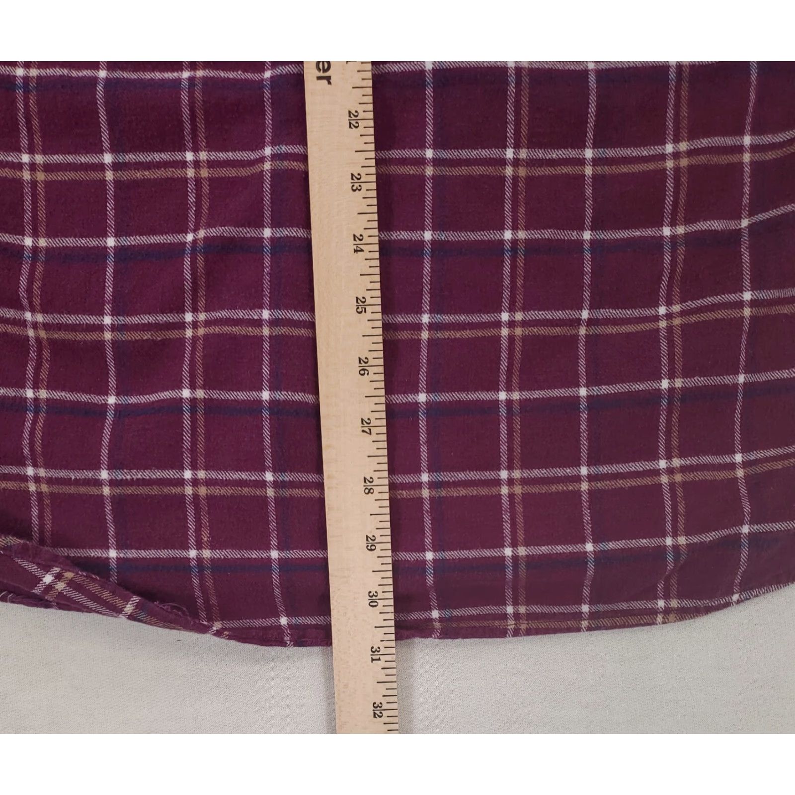 Sears Sears VTG 90s Flannel Plaid The Mens Store Purple Check Plaid Mens L Tall Shirt Long Sleeve Array Size US L / EU 52-54 / 3 - 6 Thumbnail