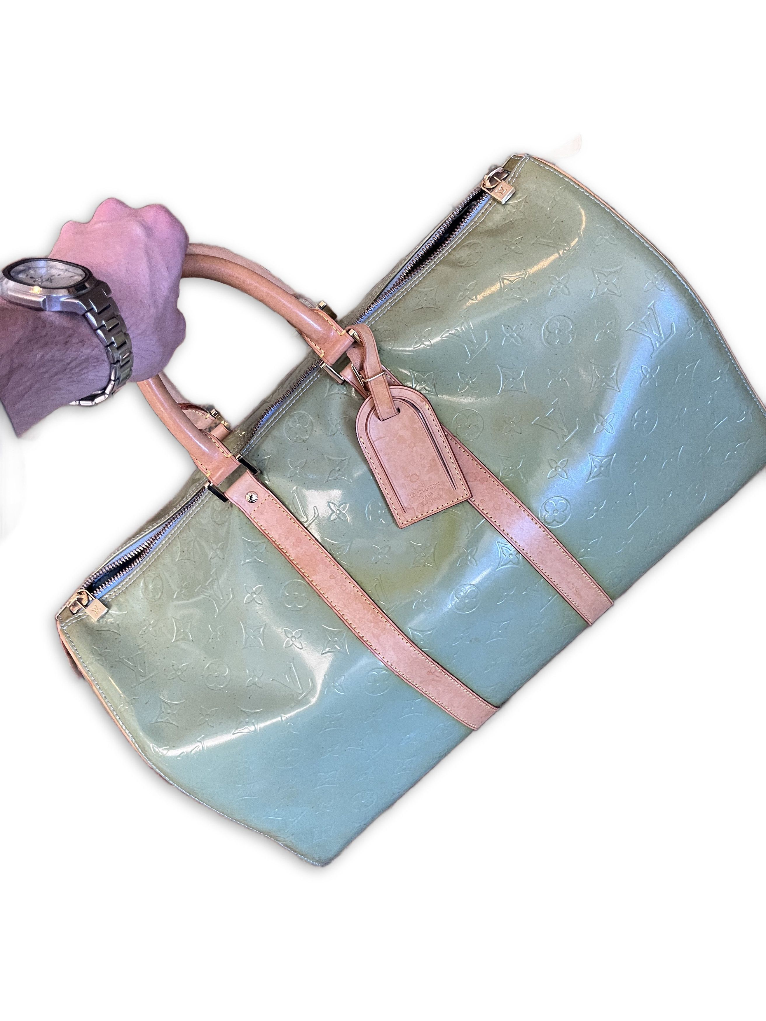 Louis Vuitton Louis Vuitton - Keepall 50 Monogram Vernis Leather Preloved Size ONE SIZE - 2 Thumbnail