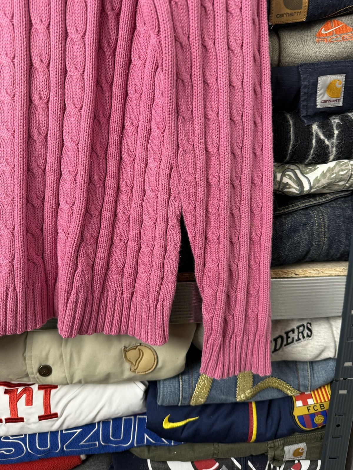Polo Ralph Lauren Polo Ralph Lauren Cable Knit Sweater Female Pink Color S-M Size L / US 10 / IT 46 - 7 Thumbnail