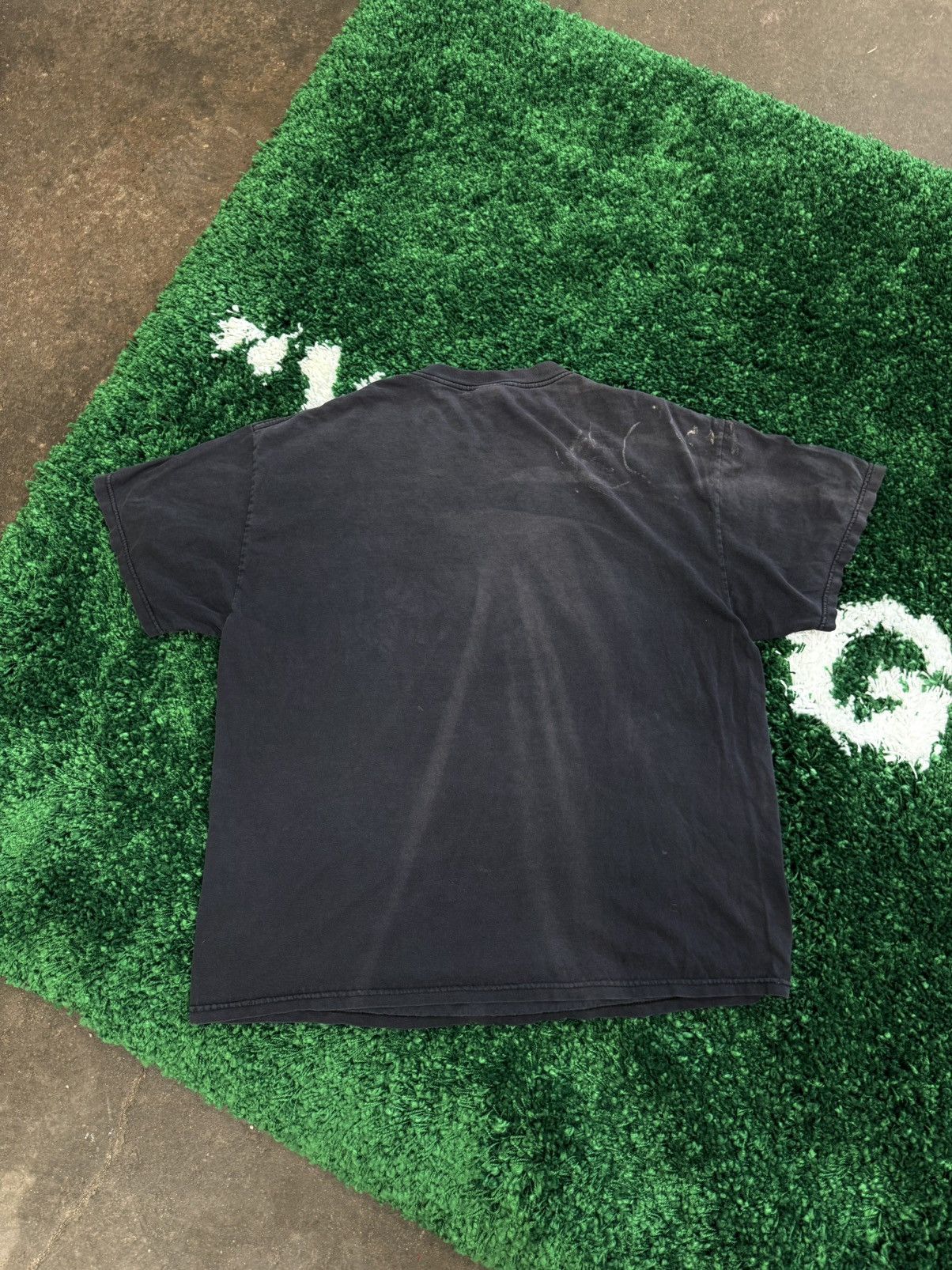 Vintage Stoner Wizard Dragon Battle Oversized Metal Tee Black XL Size US XL / EU 56 / 4 - 3 Thumbnail