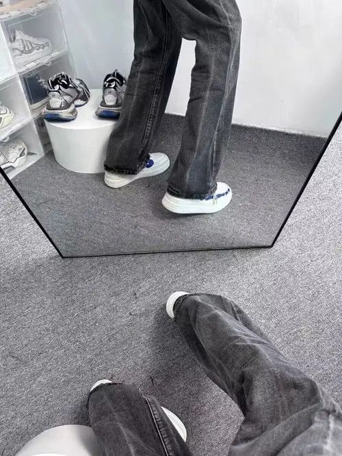 Japanese Brand × Jean Vintage washed distressed rippled rare jeans Size US 32 / EU 48 - 4 Thumbnail