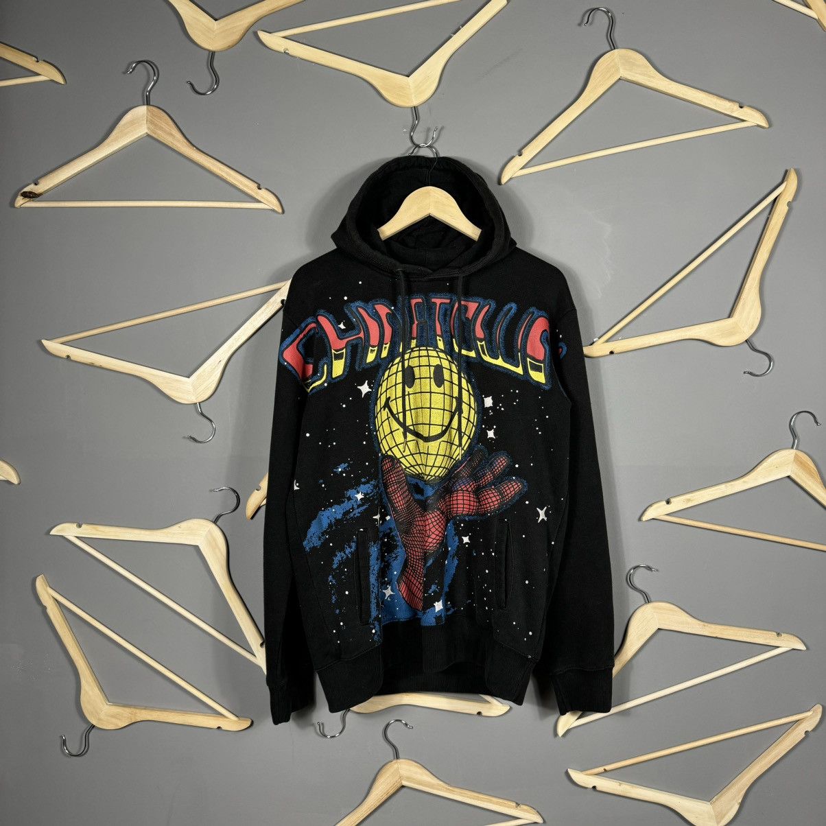 Band Tees Rare‼️ Chinatown Market X Smiley Hoodie Size US M / EU 48-50 / 2 - 1 Thumbnail