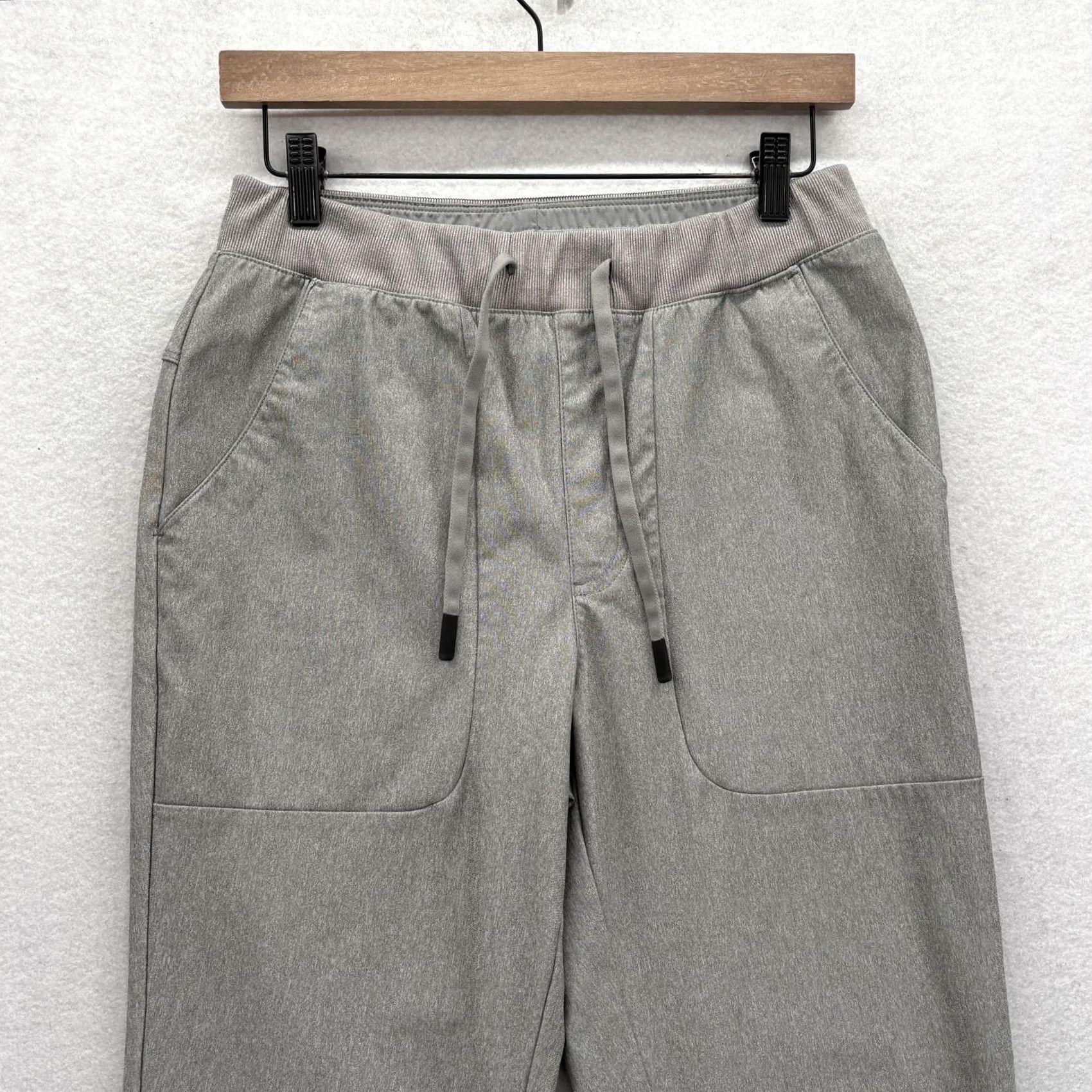 Vintage VRST Slim Fit Joggers Mens Small Gray Casual Pants, Tapered, Drawstring, Pockets, Adjustable Waist, 27 in Inseam Size US 29 - 2 Thumbnail