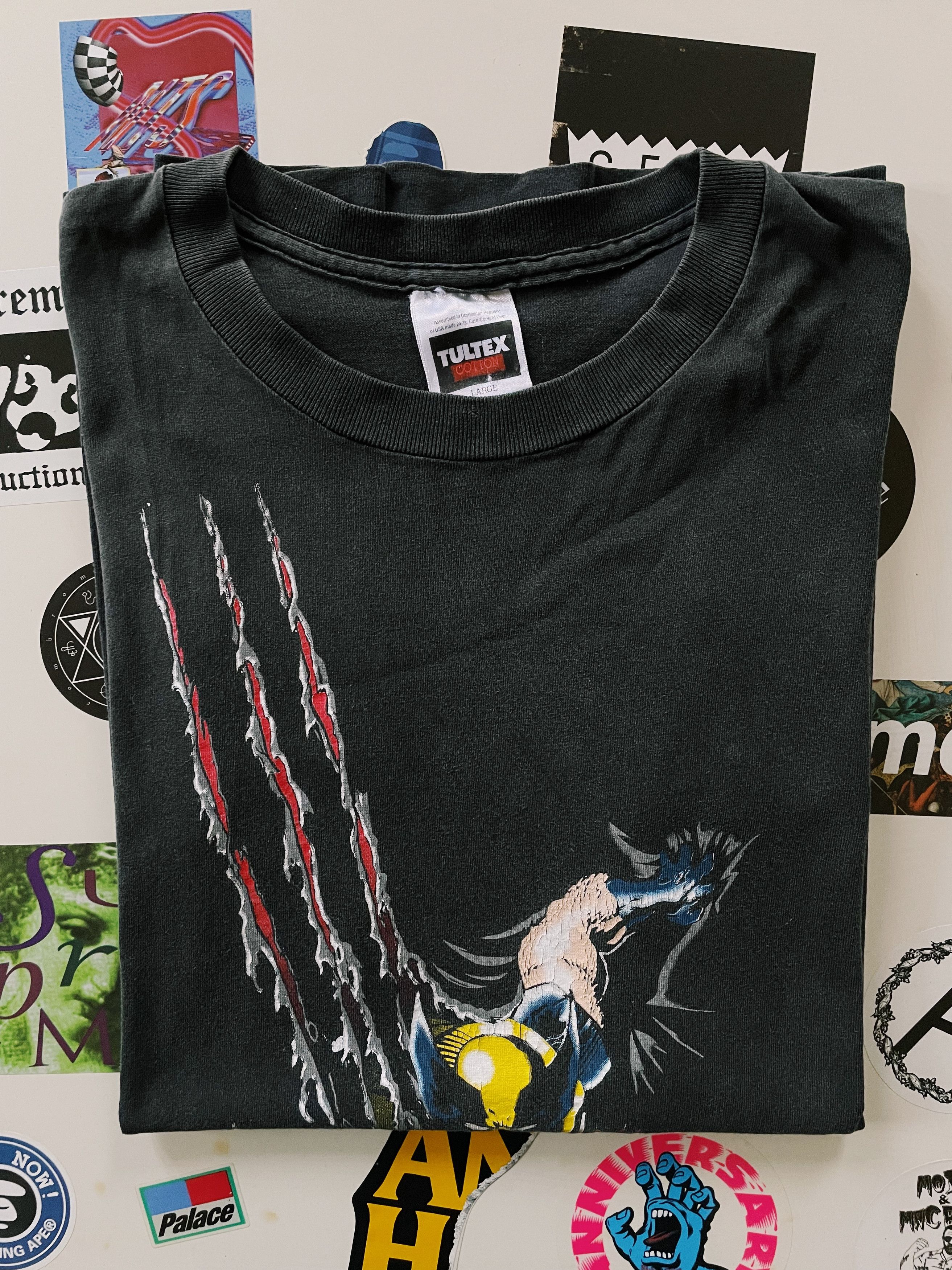 Marvel Comics × Vintage Vintage 1995 Marvel X-Men Wolverine T-shirt Black Size US L / EU 52-54 / 3 - 7 Thumbnail