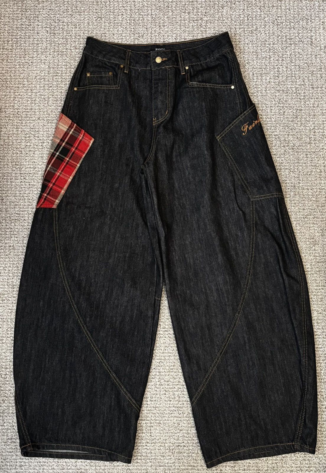 Other Streetwear x Skater style Omirad X RHNDE curved leg pants Size US 32 / EU 48 - 1 Thumbnail