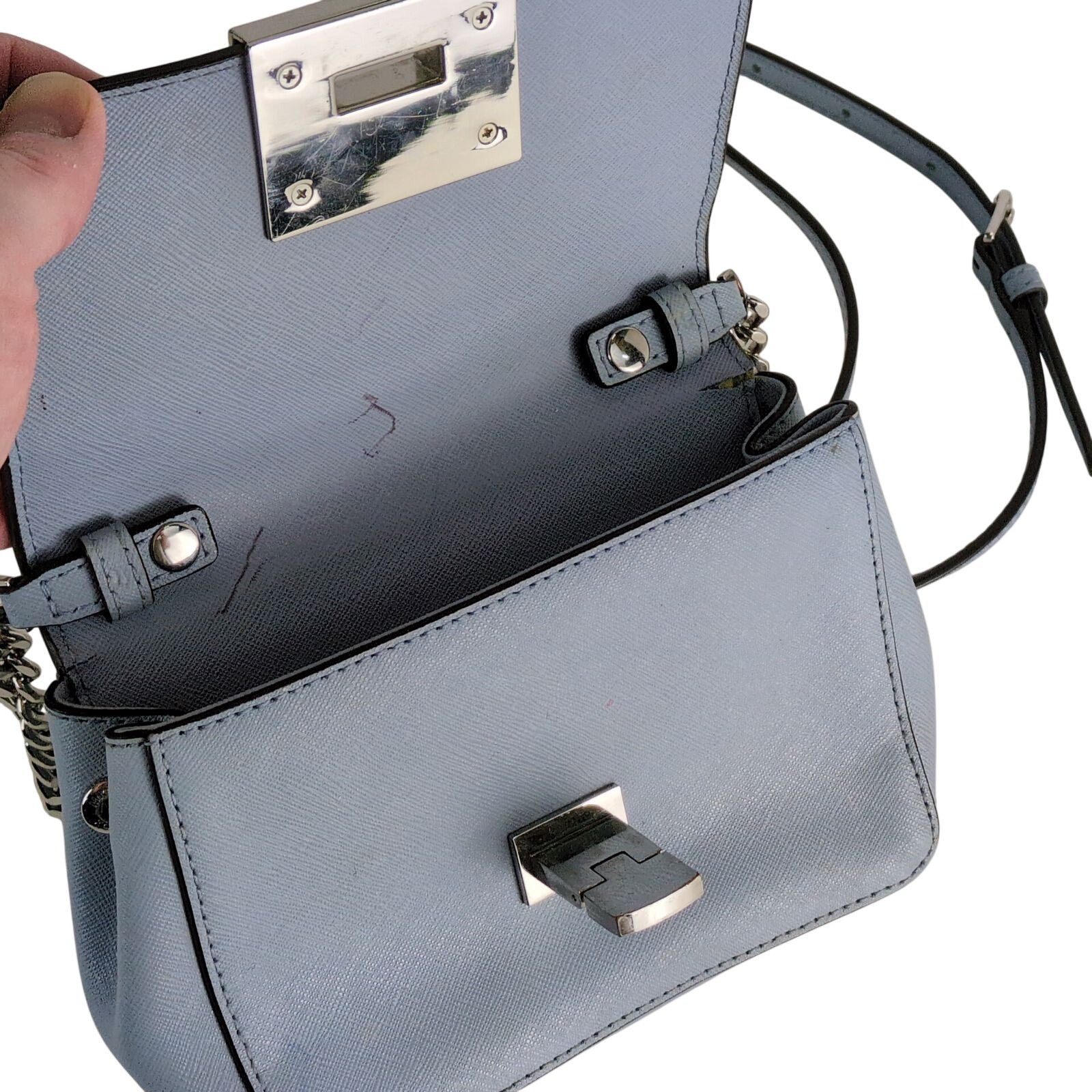 Michael Kors Michael Kors Tina Small Leather Bag Crossbody Strap Size ONE SIZE - 3 Thumbnail